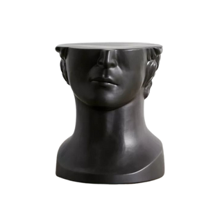 David bust side table