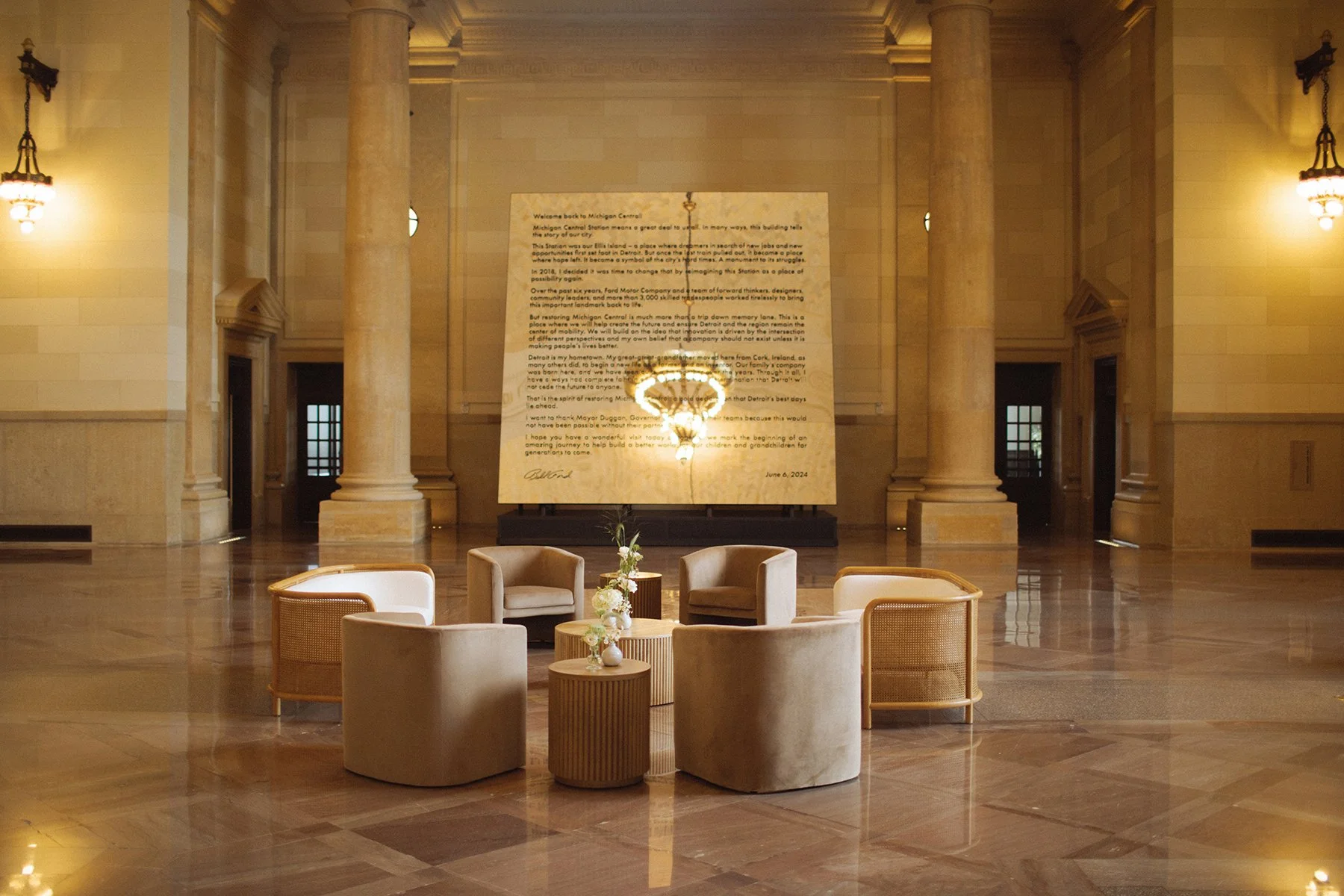 Michigan Central Station Wedding Rentals | Blaine Seisser Photography