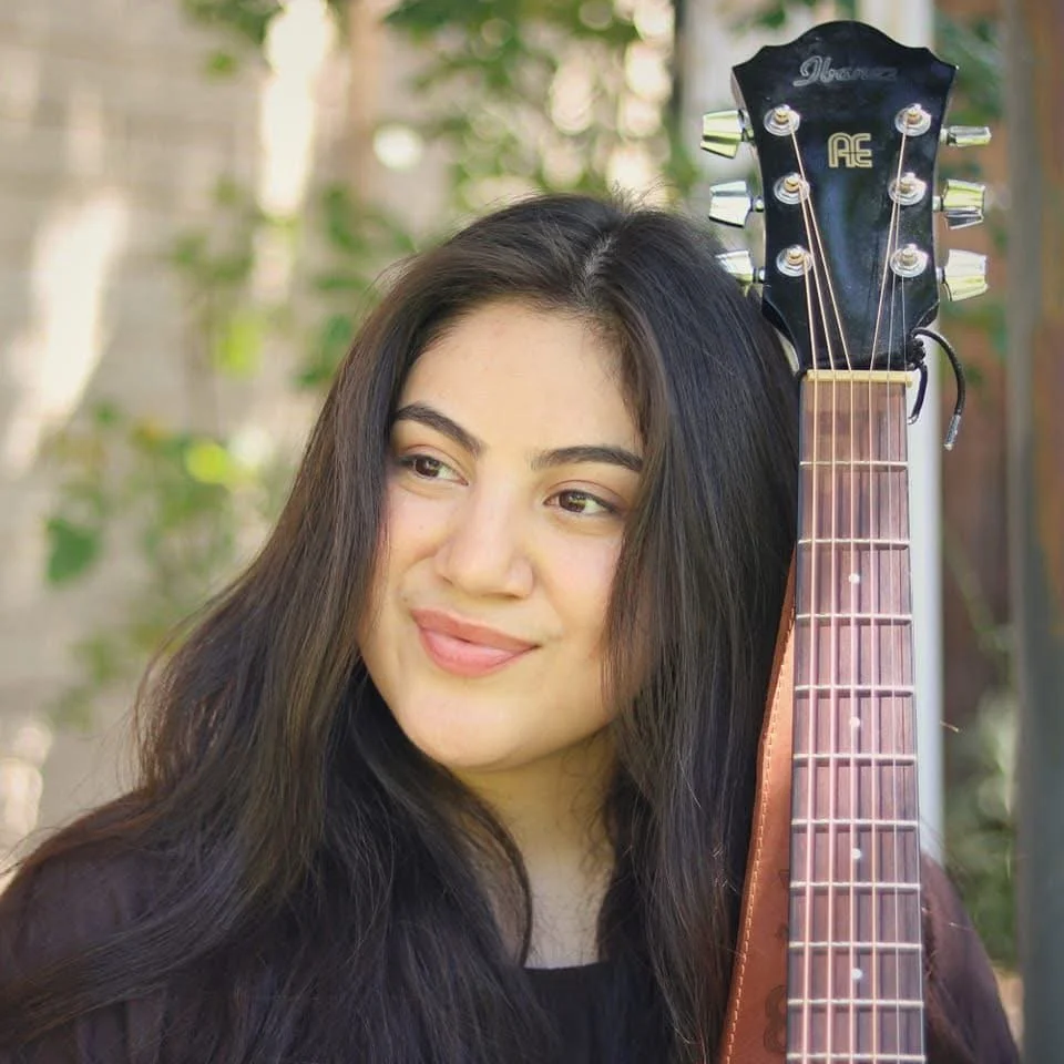 Isabel Suarez in the front room