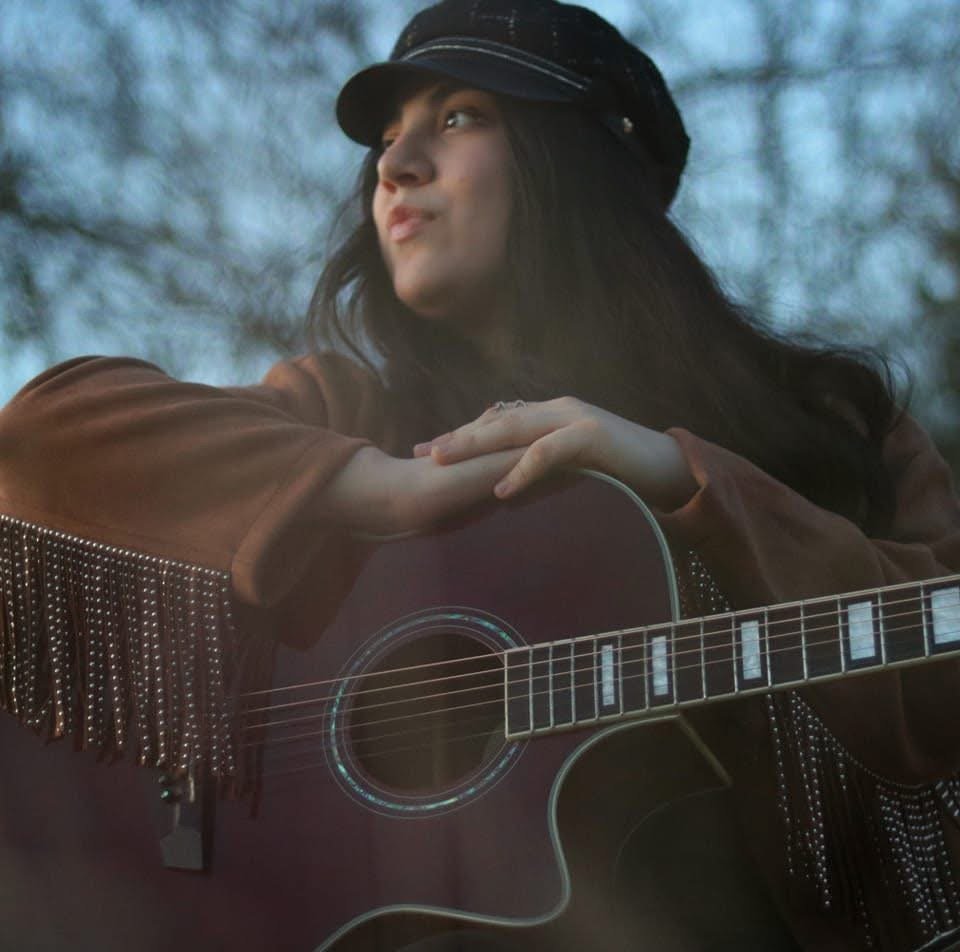 Isabel Suarez in the front room