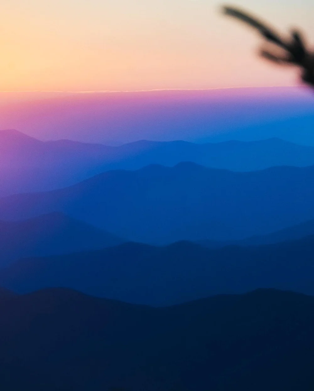 Sunset in the Smokies. This one was special