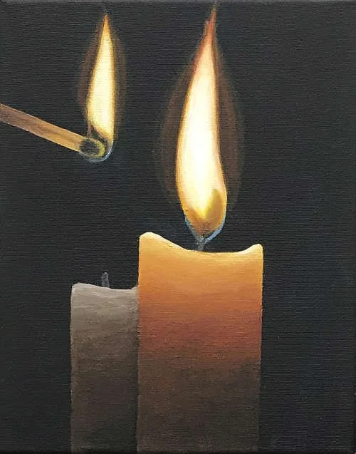 Painting a Luminous Candle, with Steve Wilson 