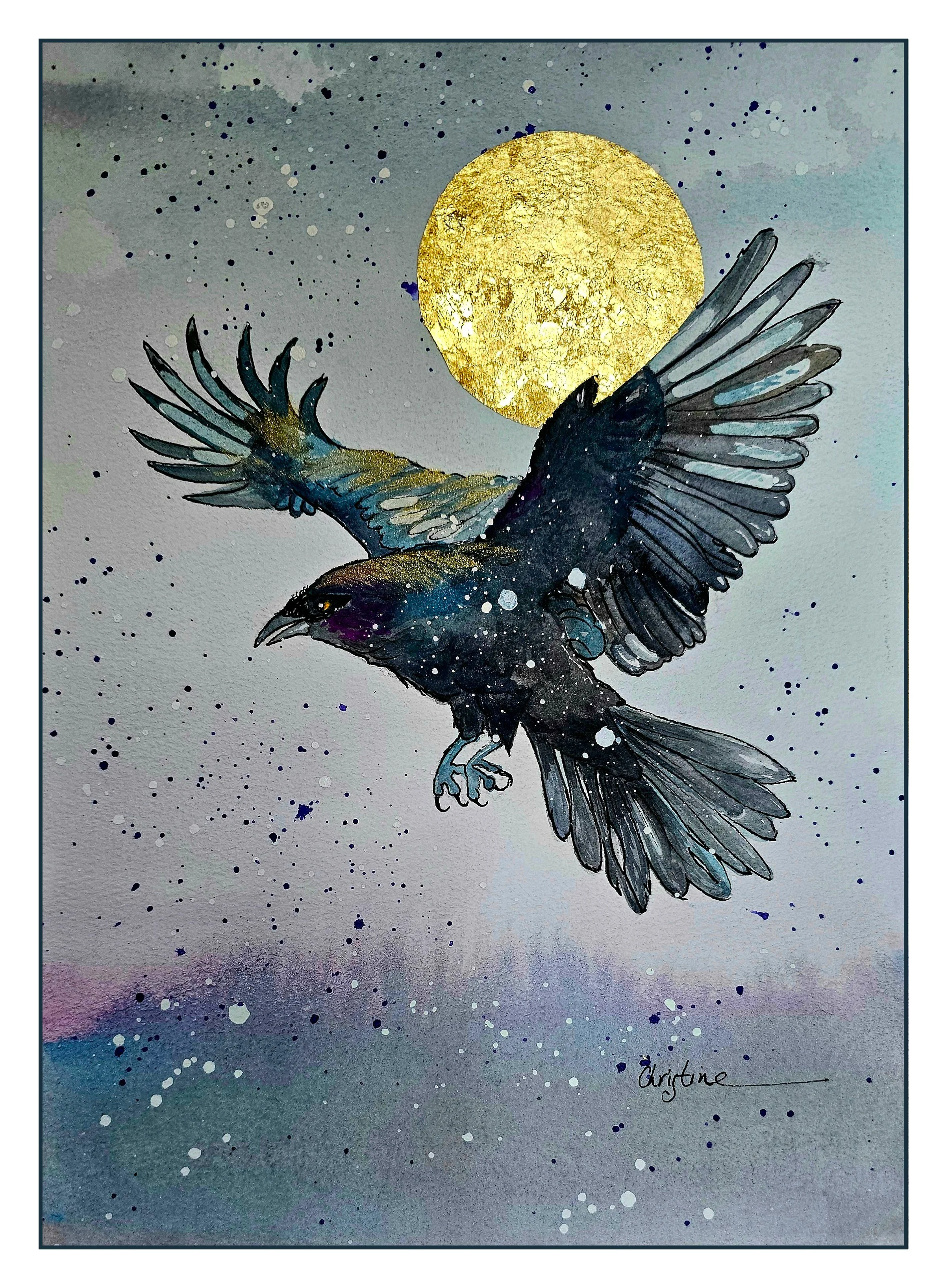 Mysterious One Crow Watercolor.jpg