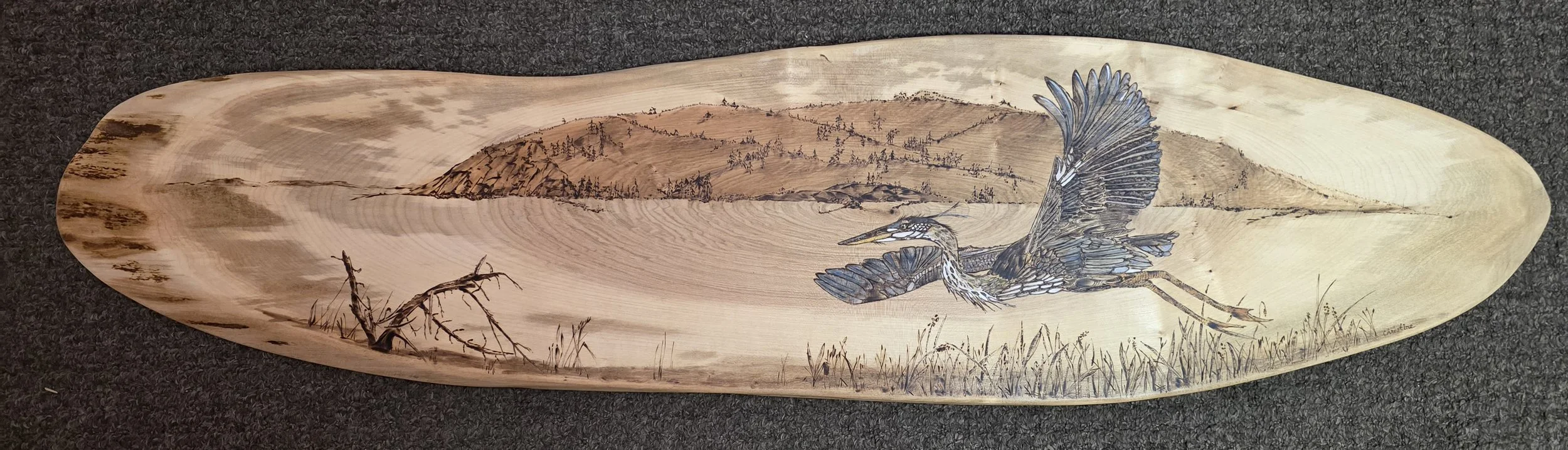 Heron Wood Burning.jpg