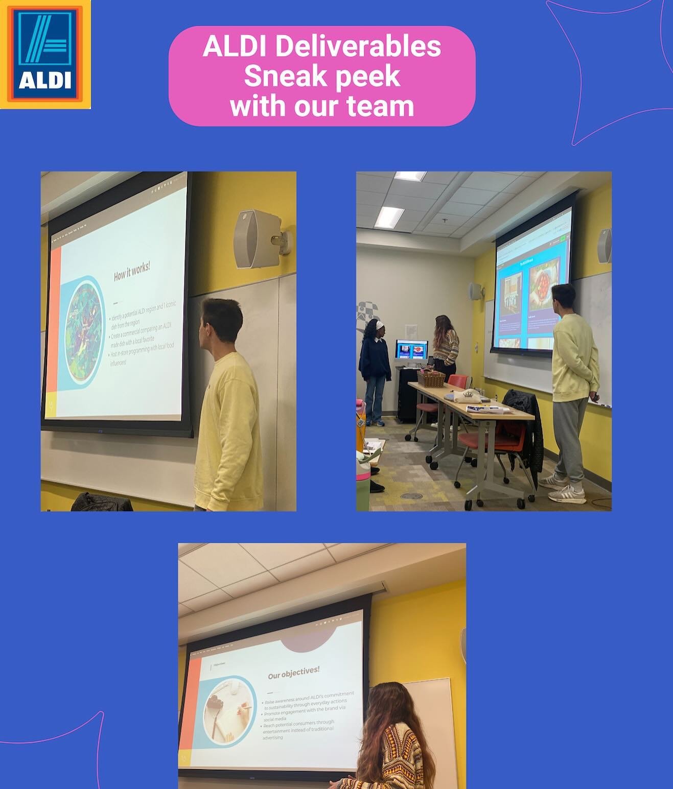We are so excited to share our presentations with @aldiusa and @zenograms today! Here&rsquo;s a sneak peek of our presentations from our dress rehearsal last week. #SOC3 #ChangeUnited #AmericanUniversity #ChangeCantWait