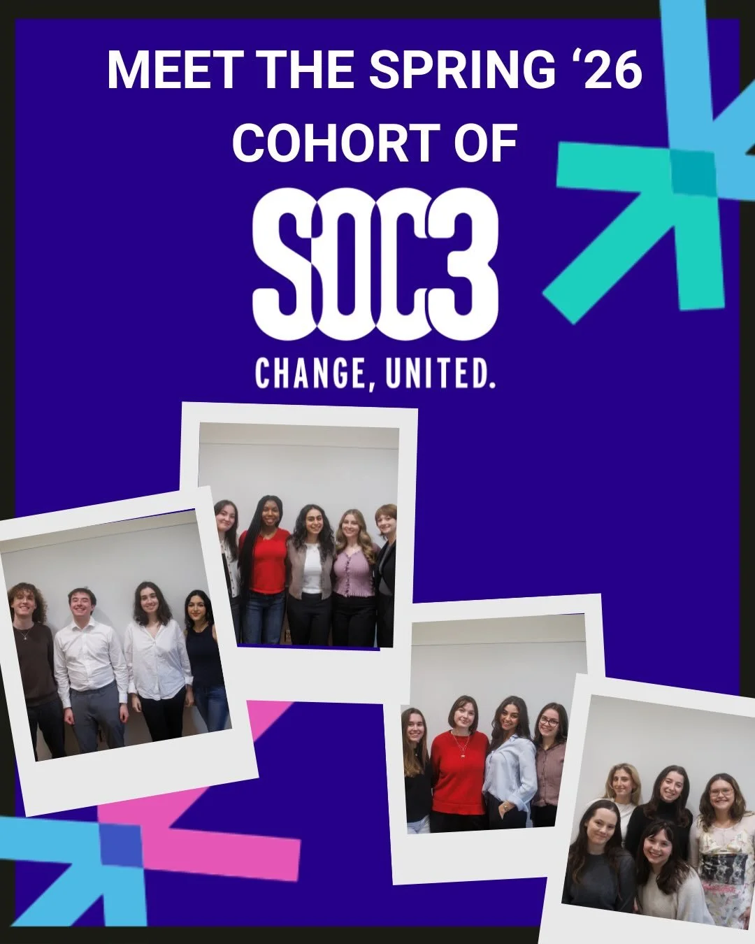 Introducing the Spring 2026 SOC3 cohort! We are excited to collaborate, create, and bring new perspectives to the SOC3 community. 

Meet the newest faces of SOC3! 🤩

#soc3 #soc #americanuniversity #introduction #newmembers @ausoc