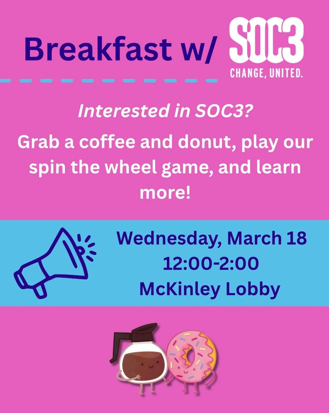 Applications for Fall 2026 are now open! SOC3 counts as an elective for all SOC majors. Come talk to the current cohort about what it&rsquo;s like to run an agency, learn more about our client work, and enjoy a sweet treat.

#SOC3 #AmericanUniversity