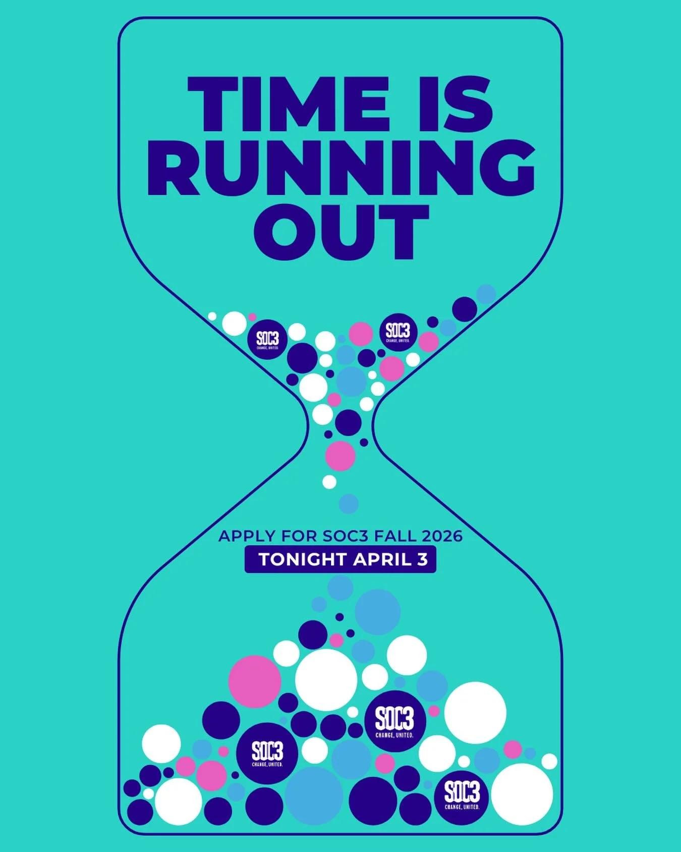 Last chance 🚨 SOC3 applications close TONIGHT!

Don&rsquo;t miss your opportunity to be part of a student-run agency working with real clients while earning elective credit, all in one place. If you&rsquo;ve been thinking about applying, this is you