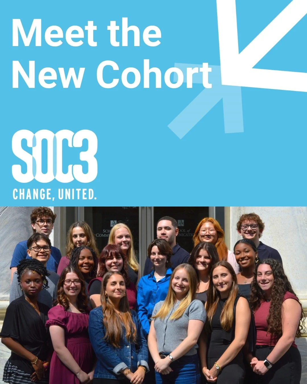 Meet the Fall 2026 cohort! 📸
We can&rsquo;t wait to collaborate and tell new stories together.

#soc3 #soc #americanuniversity #storytellers #changemakers #au #ausoc @nilesgoins @ausoc