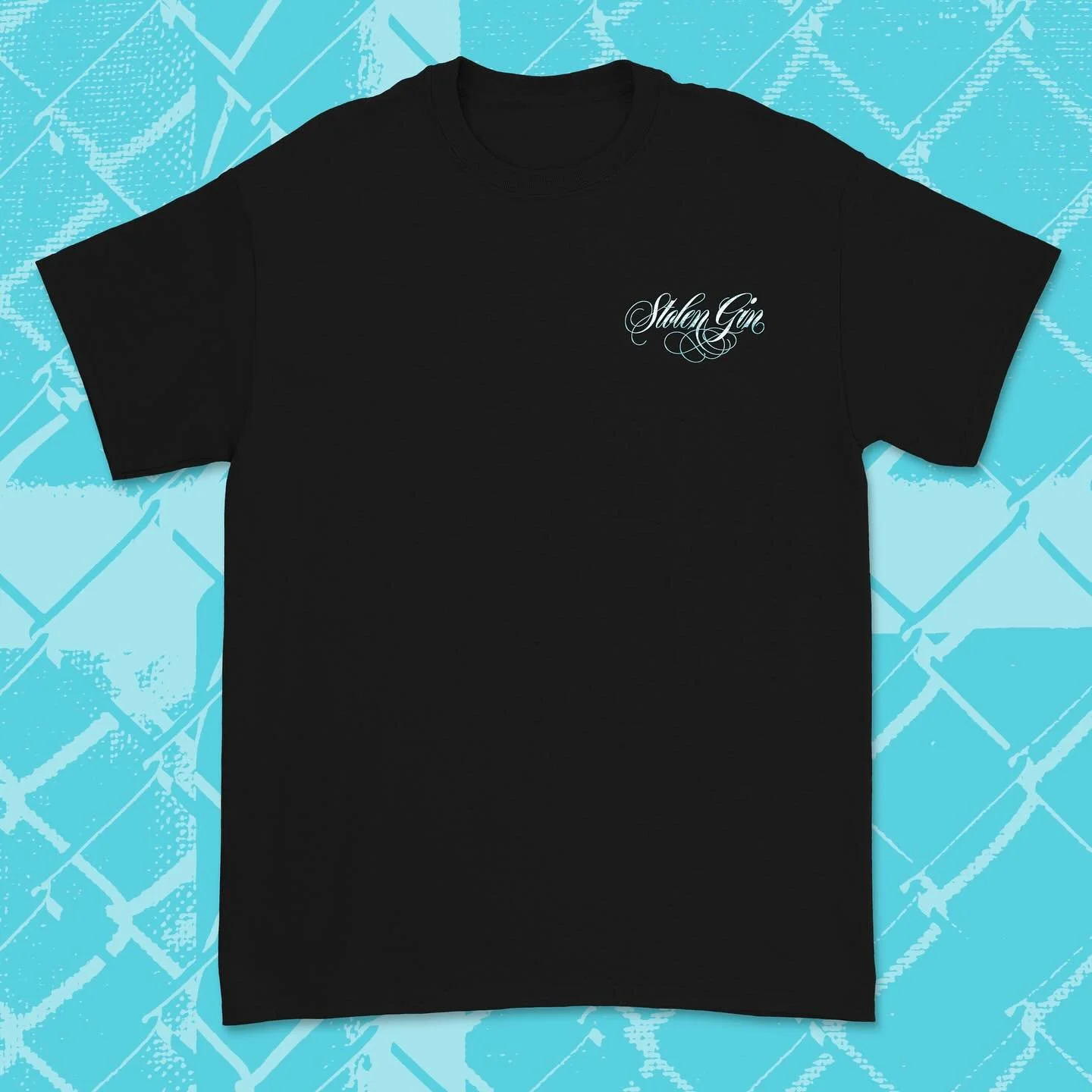 Last up, and kinda my favorite, is this t-shirt design to round out the collection for @stolengin and their fall tour merch! 

After exploring detailed illustrations, minimalist logos, and hectic collage for a lot of the other designs, I wanted to sw