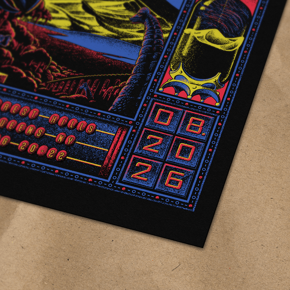 King Gizzard US Tour '26 Screenprint Poster — Primal Soup Designs
