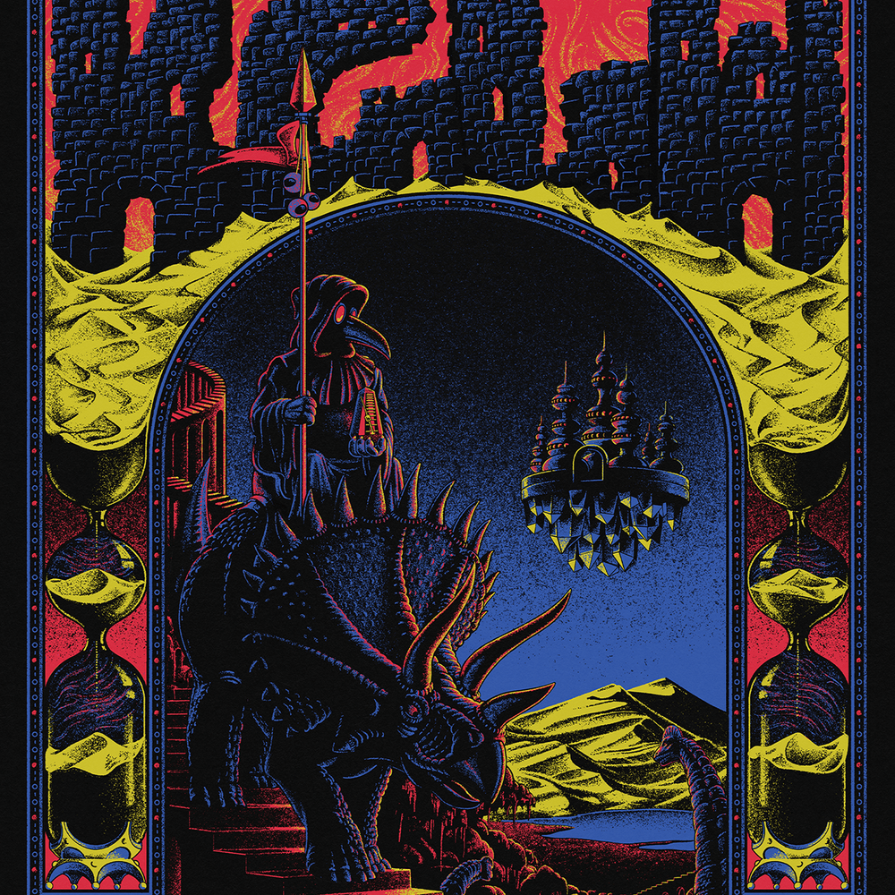 King Gizzard US Tour '26 Screenprint Poster — Primal Soup Designs