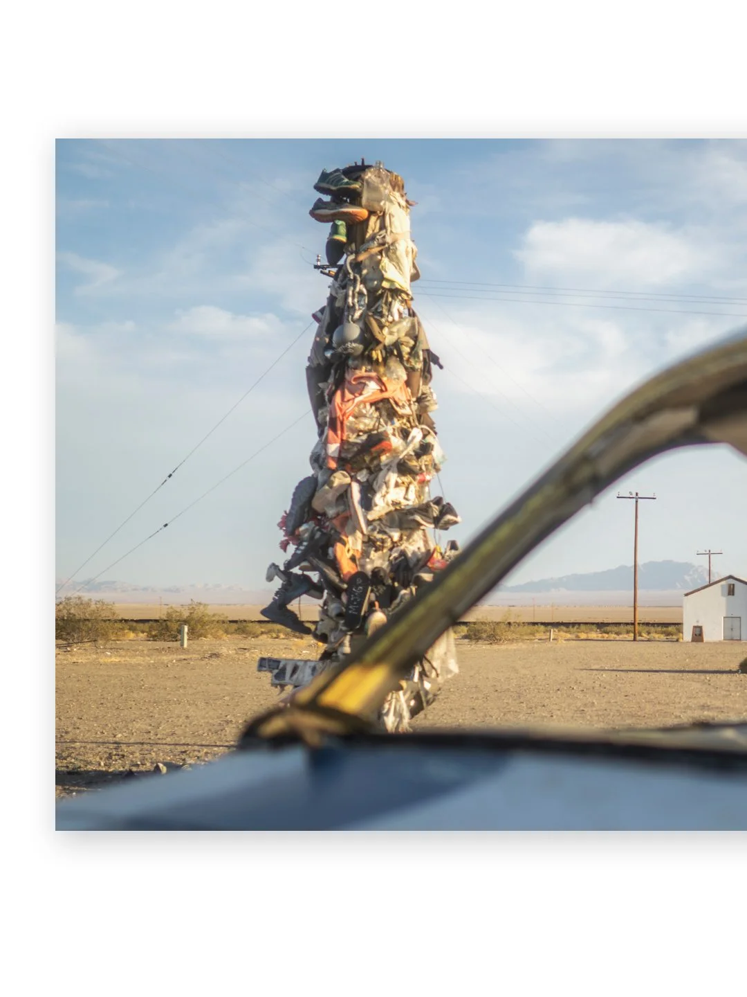 St. Raymond's Church through the windshield, Route 66, Amboy, CA
.
.
.
#route66 #amboy #abandonedplaces #americana @visitamboy
