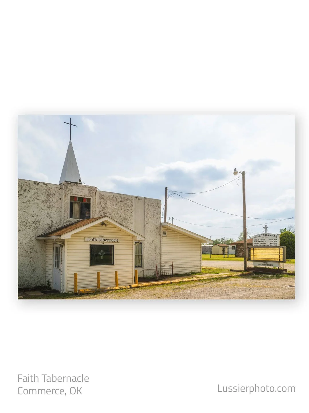 Faith Tabernacle, Commerce, OK
.
.
.
#route66roadtrip #route66 #commerce #church #faith