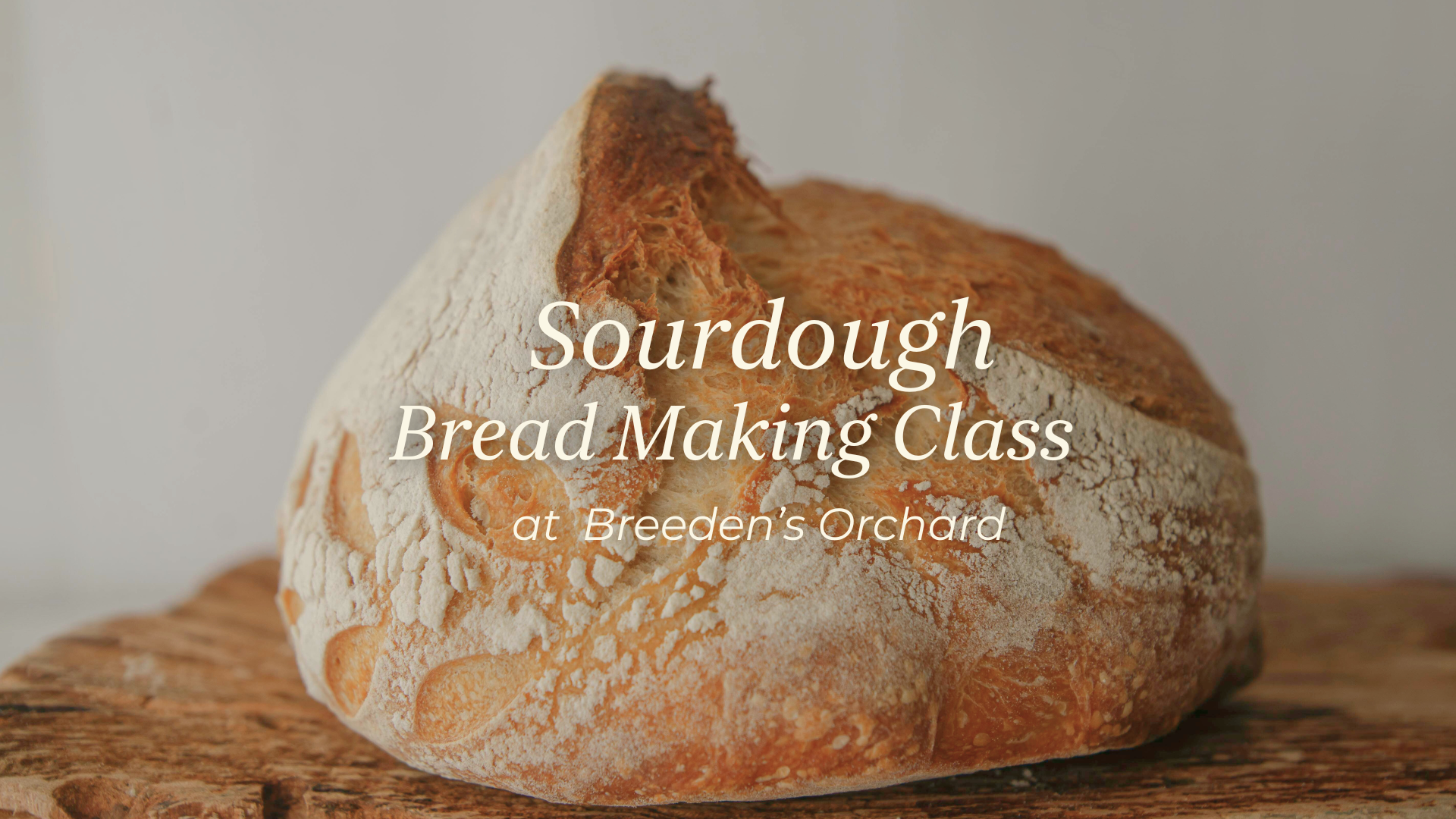 Sourdough Bread Making Class