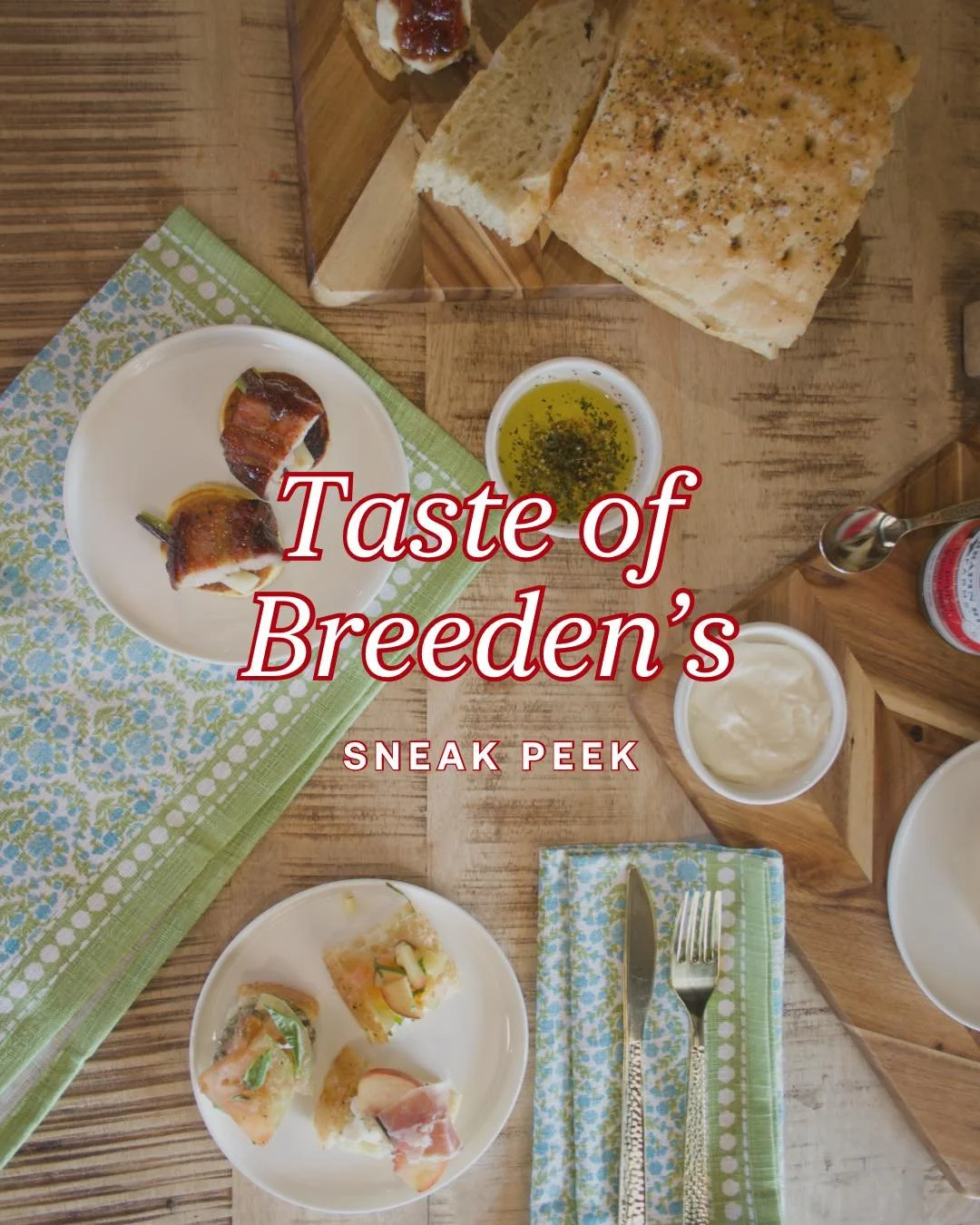 Just a reminder&hellip;Taste of Breeden&rsquo;s is almost here! 🍴

To celebrate, we&rsquo;re offering a limited-time promo code for tickets - use CELEBRATESPRING2026 at checkout for 25% off. 🌸

Grab your tickets now at the link in bio! 🎟️✨

#Breed