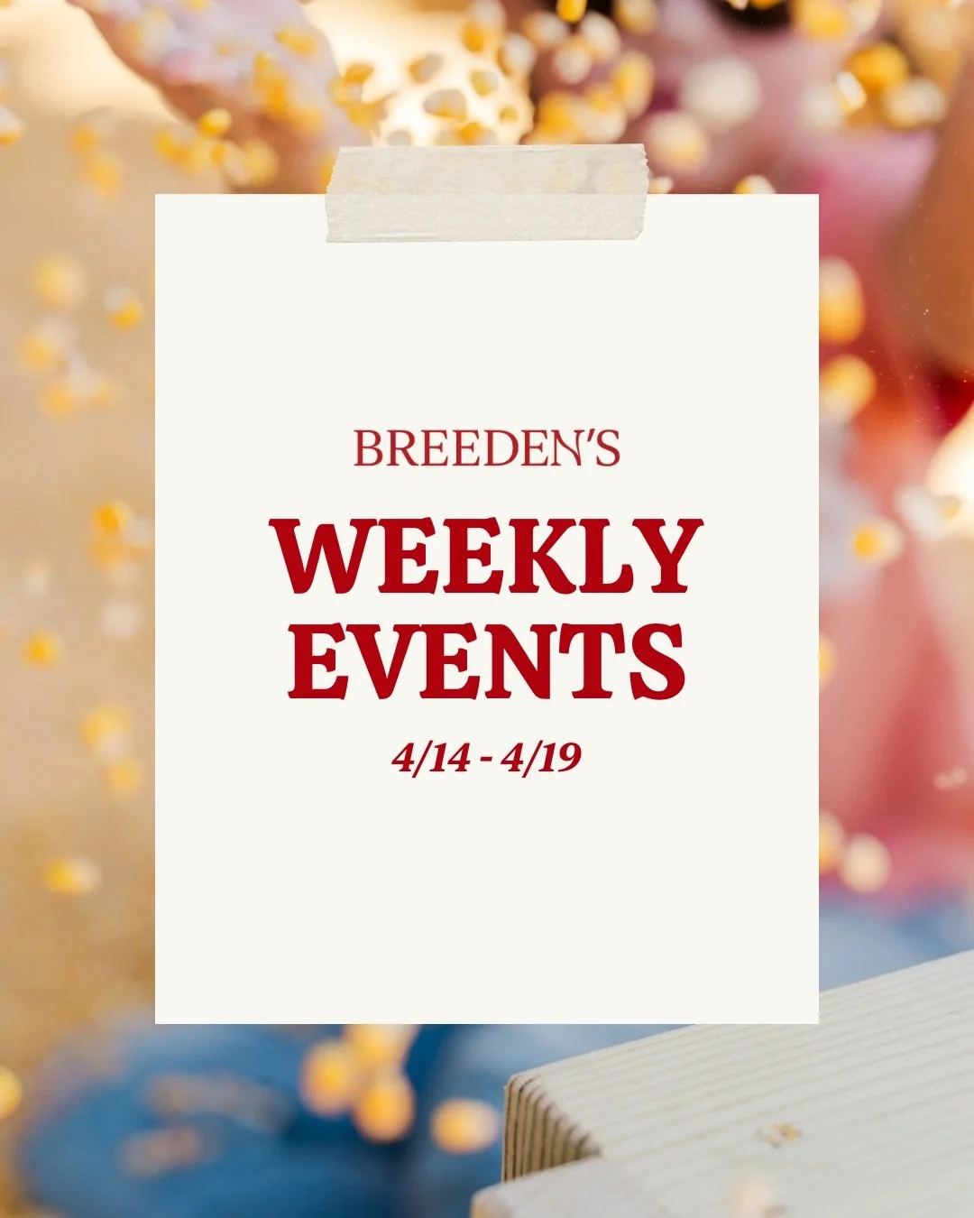 Here&rsquo;s what&rsquo;s happening at Breeden&rsquo;s this week ✨

From Honey Fest to Movie Night and everything in between, there&rsquo;s something for everyone at the orchard. Take a look and start planning your visit! 🐝🎬

#BreedensOrchard #MtJu