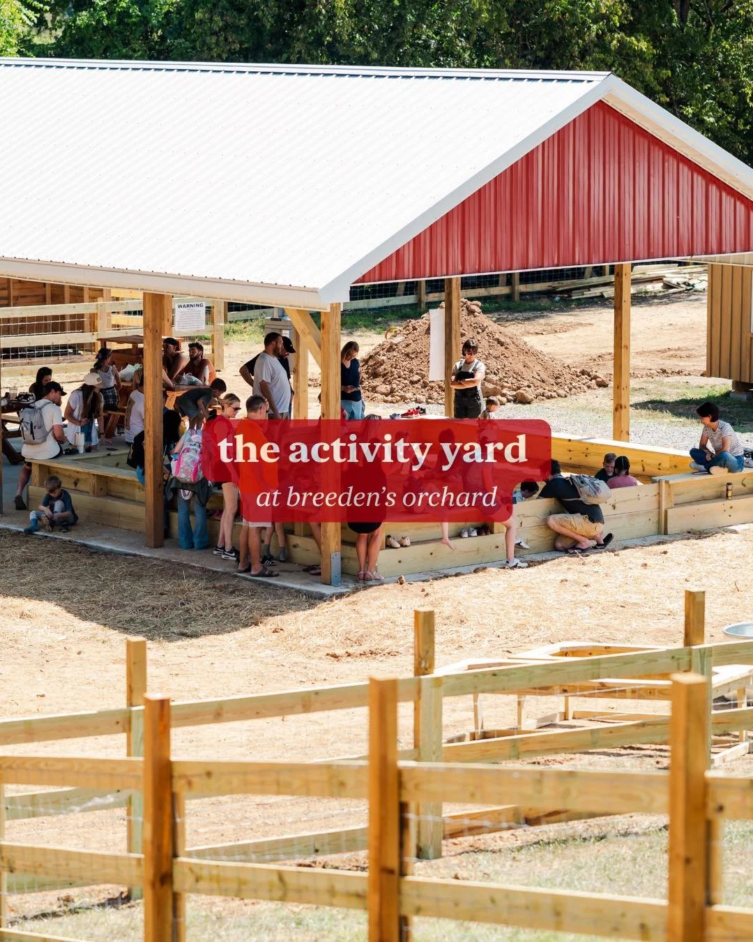 All-day play at the orchard 🤸

Climbing, sliding, bubbles, animals, and plenty of room to run - the Activity Yard is filled with fun for kids of all ages. Come ready to play, explore, and make a day of it! ✨

#BreedensOrchard $MtJuliet #ActivityYard