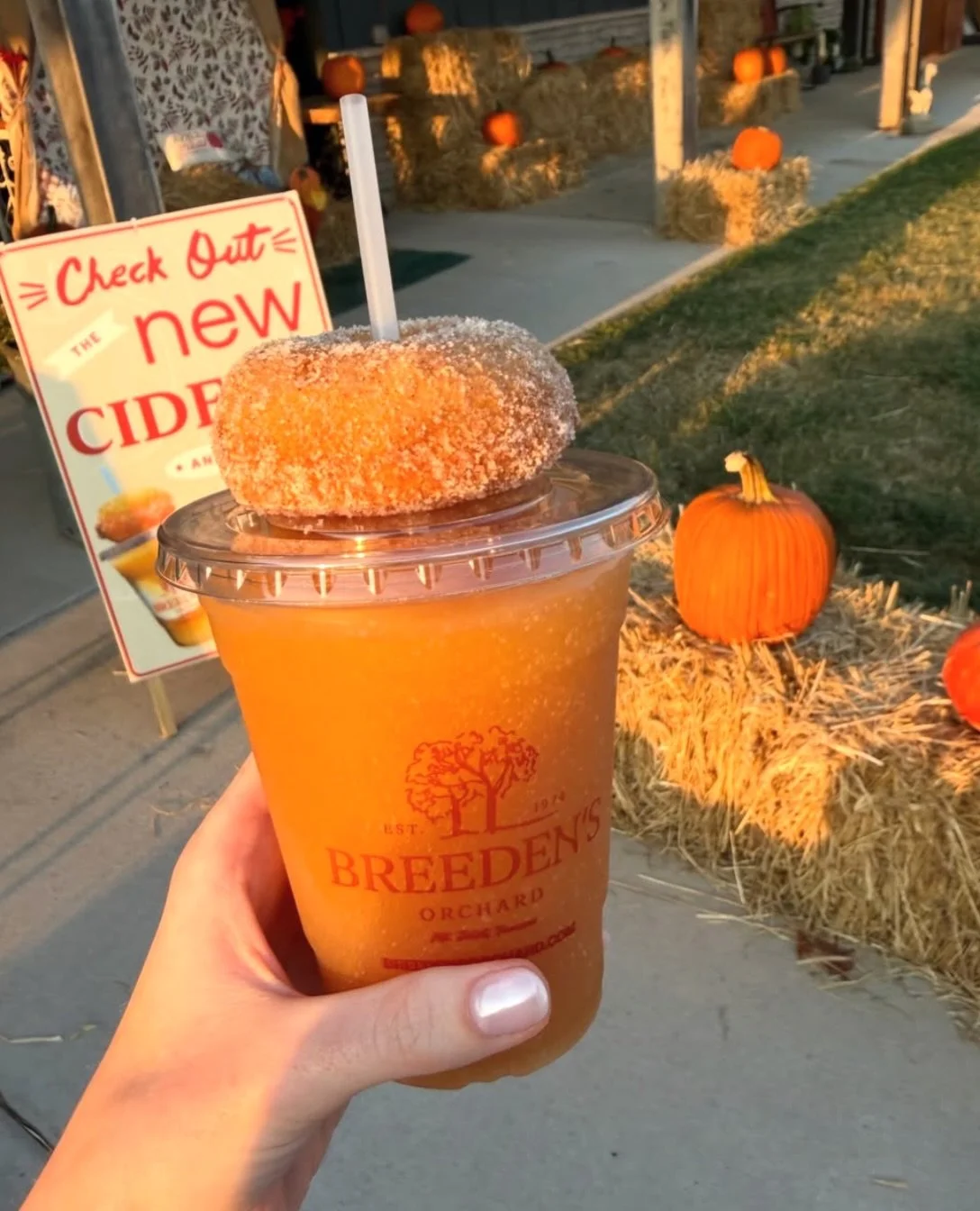 Two fall favorites, according to your camera roll. 👀

Apple cider slueshies and the Breeden&rsquo;s swirls have been making quite a few appearances lately, and we can&rsquo;t blame you. 🍎🍦

Keep tagging us in your orchard visits - we love seeing w