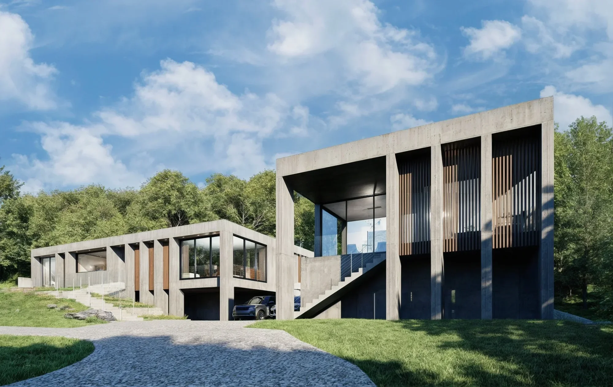 Malibu luxury residential house design by Vidastudio