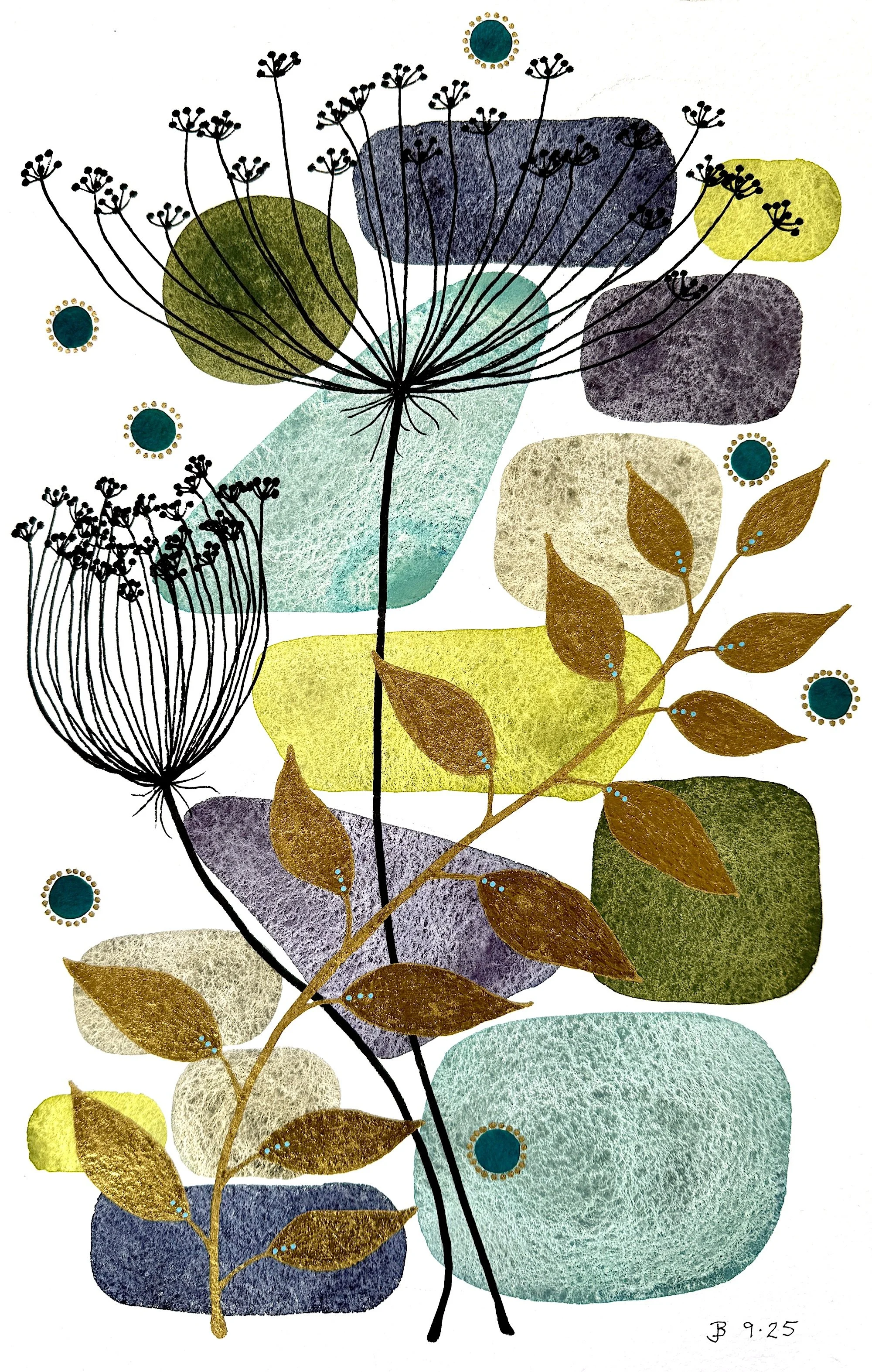 Good Fortune -
17"x11" with deckled edges - 
float mounted in a 22"x16" black frame -
$650 (Stored in Mexico)