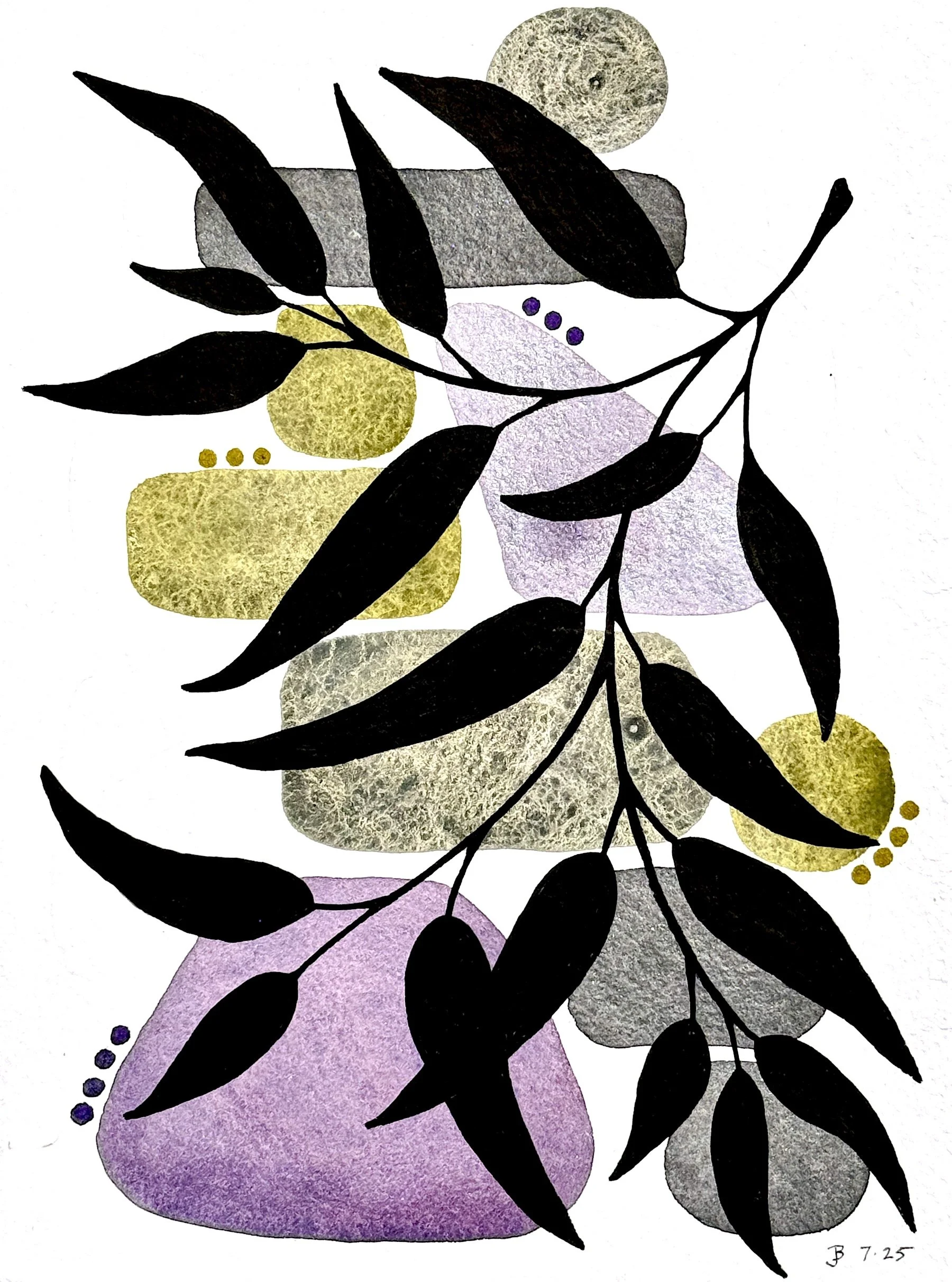 Días de San Francisco - 
12"x9" with deckled edges - 
unframed - 
$350