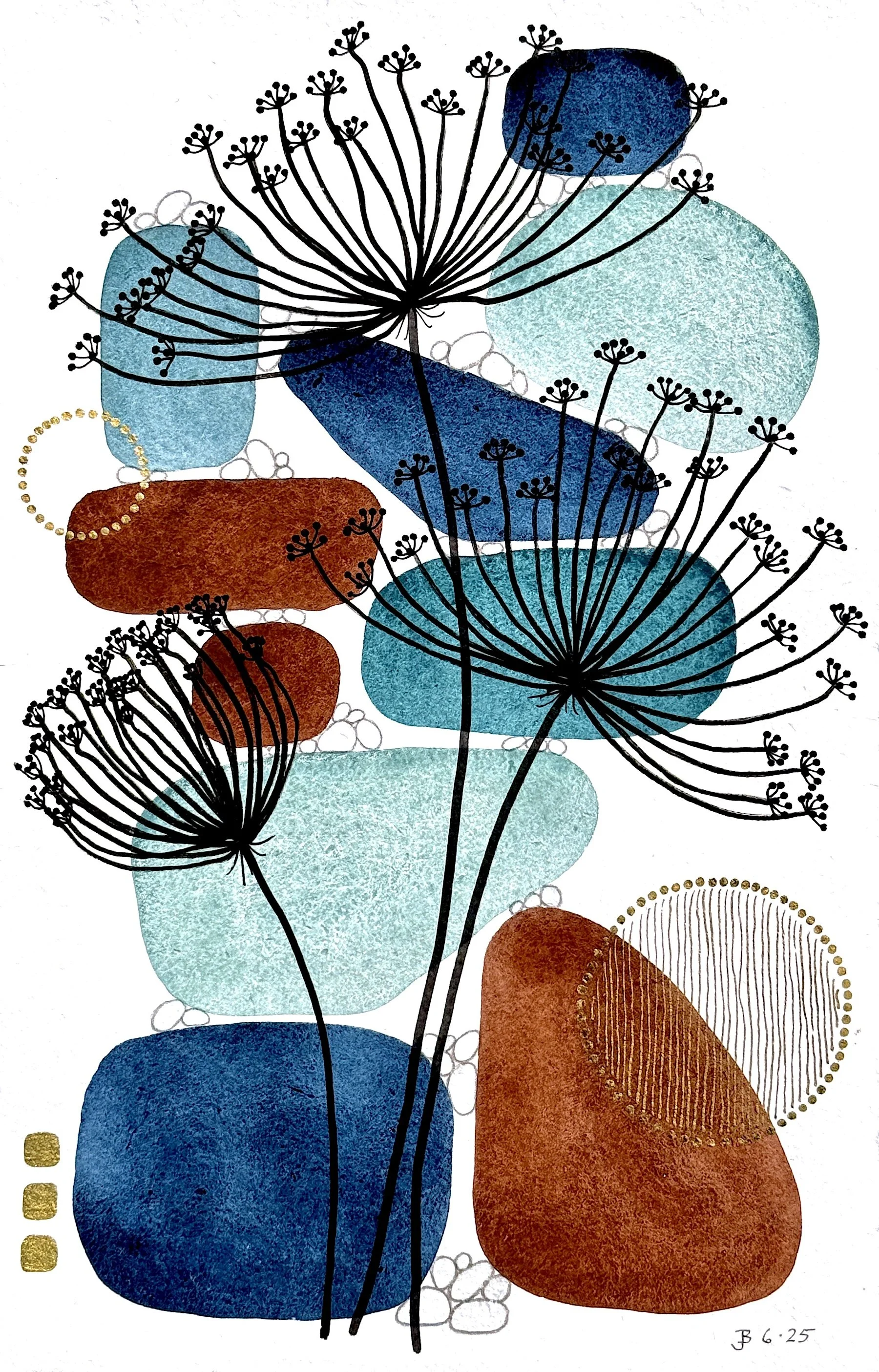 Noches de Verano -
17"x11" with deckled edges - 
unframed -
$450