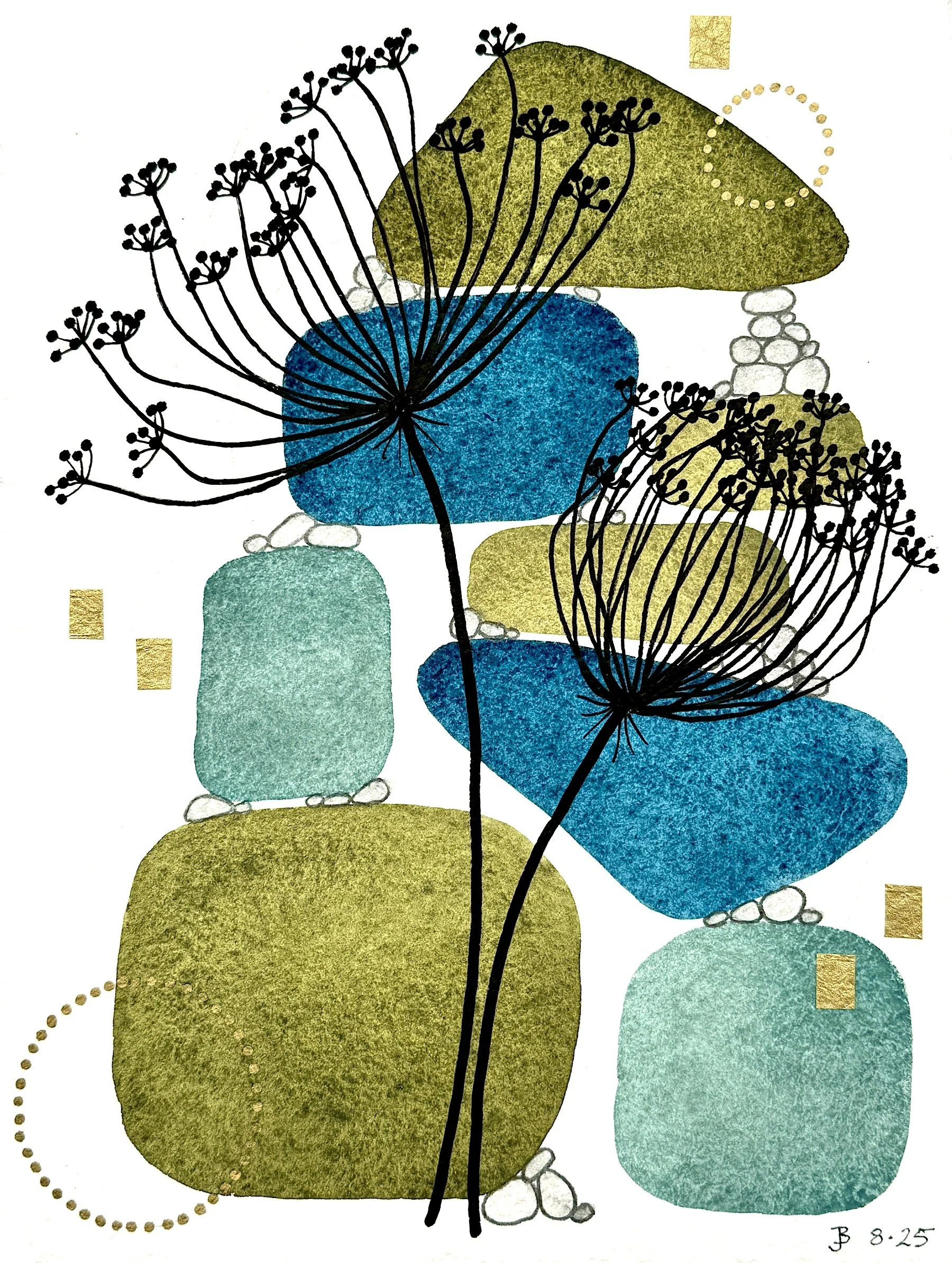 Here We Go I -
12"x9" with deckled edges - 
Float mounted in a 17"x13" black frame - 
Currently on hold for an art fair