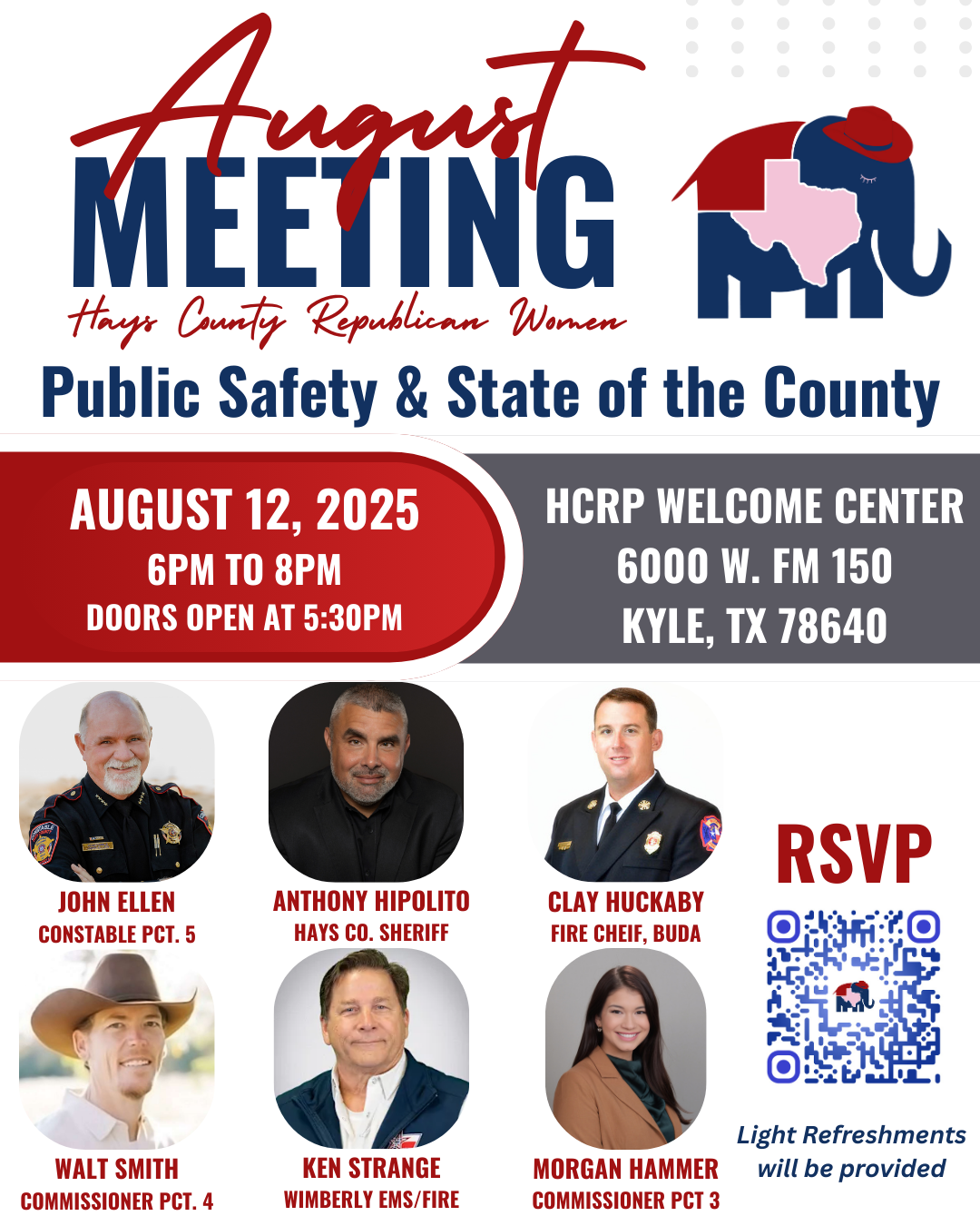 HCRW August General Membership Meeting