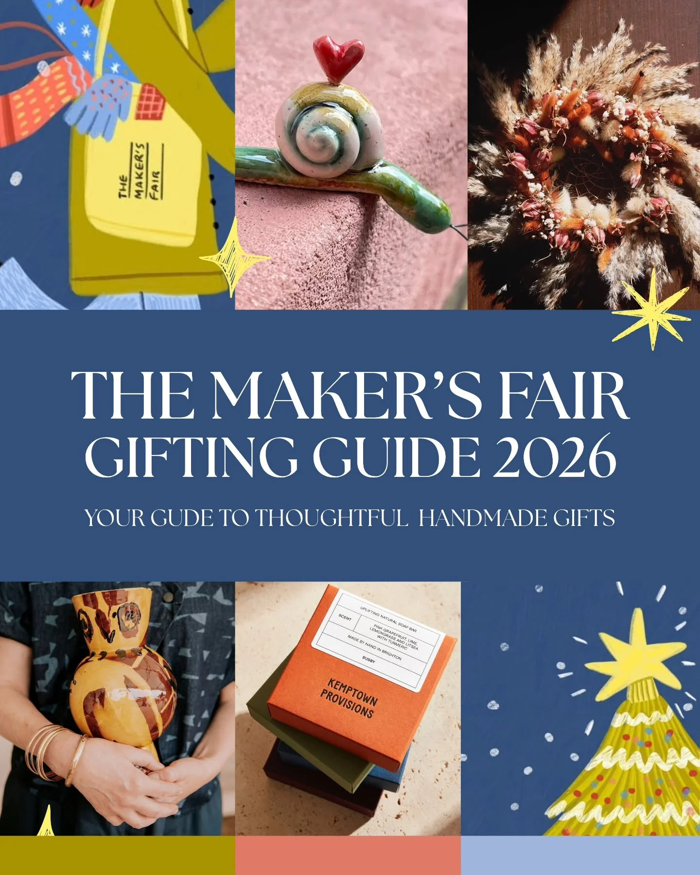 THE MAKER&rsquo;S FAIR CHRISTMAS GIFTING GUIDE IS HERE! 
Christmas gifting dilemmas? We&rsquo;ve got you. 

We know how tricky it can be to find thoughtful, original gifts for everyone on your list, so we&rsquo;ve been busy curating a little inspirat
