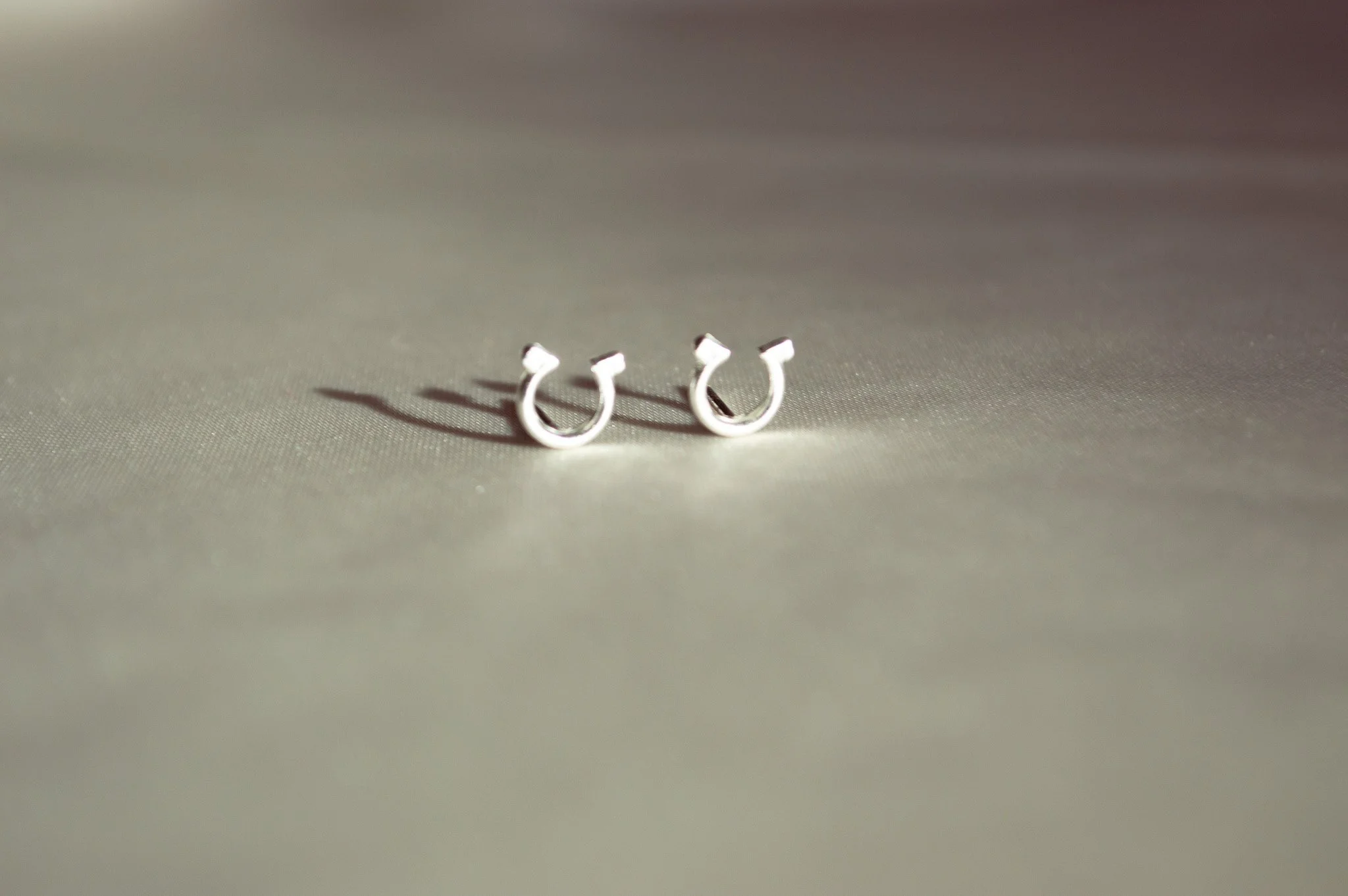 Horseshoe Stud Earrings