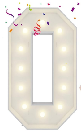 4ft Marquee (Number)