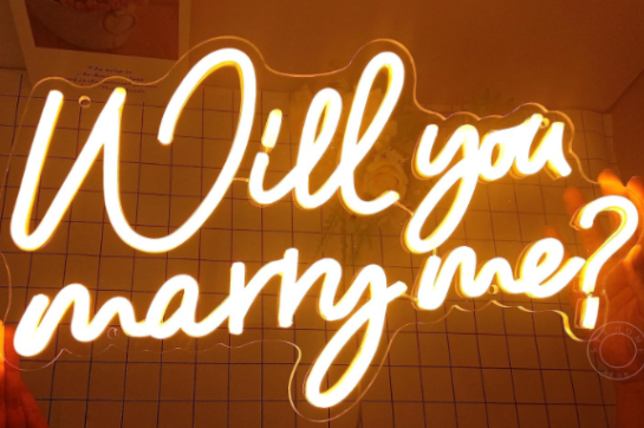 Will You Marry Me? Neon Sign
