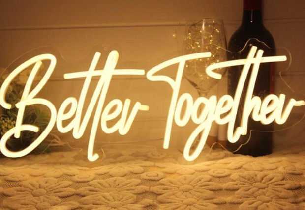 Better Together Neon Sign