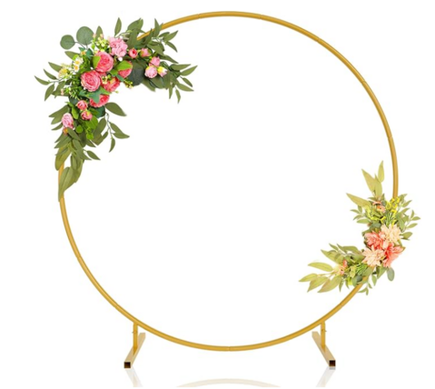 Gold Round Metal Arch