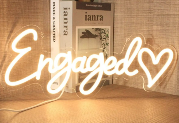 Engaged Neon Sign