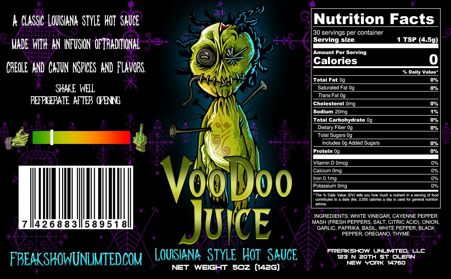 Voodoo Juice Hot Sauce