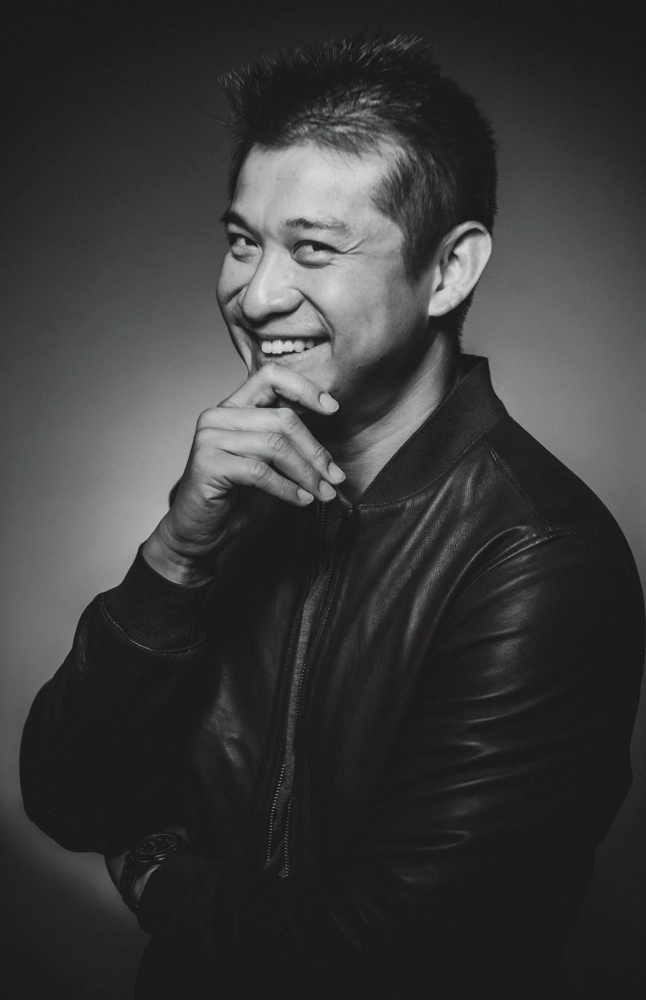 Nilo Juaneza Black and white Portrait shoot with Entrepreneur Patrick Tirol 