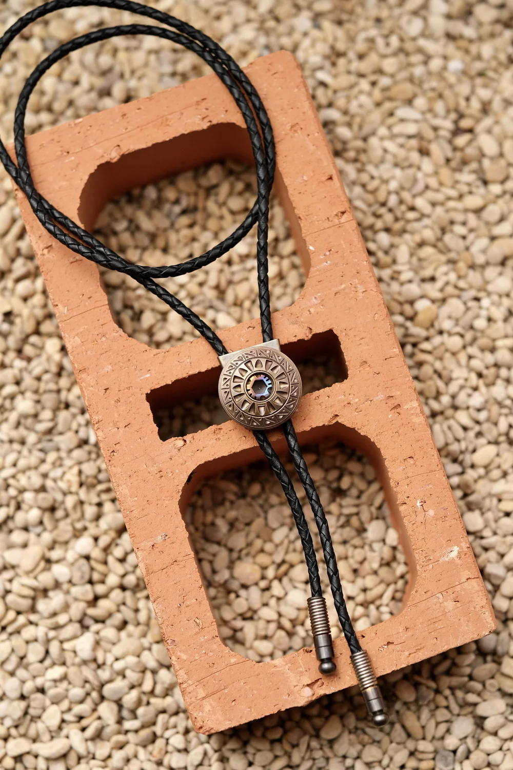 Tomii Cycles Handmade Stem Cap Bolo Tie -Desert Spirit- — Tomii Cycles