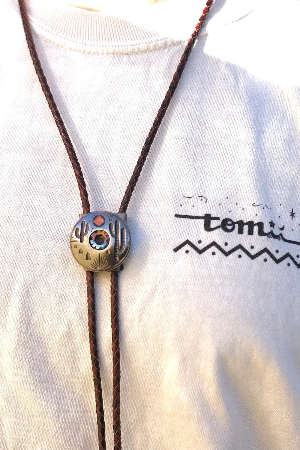 Tomii Cycles Handmade Stem Cap Bolo Tie -Magical Night- — Tomii Cycles