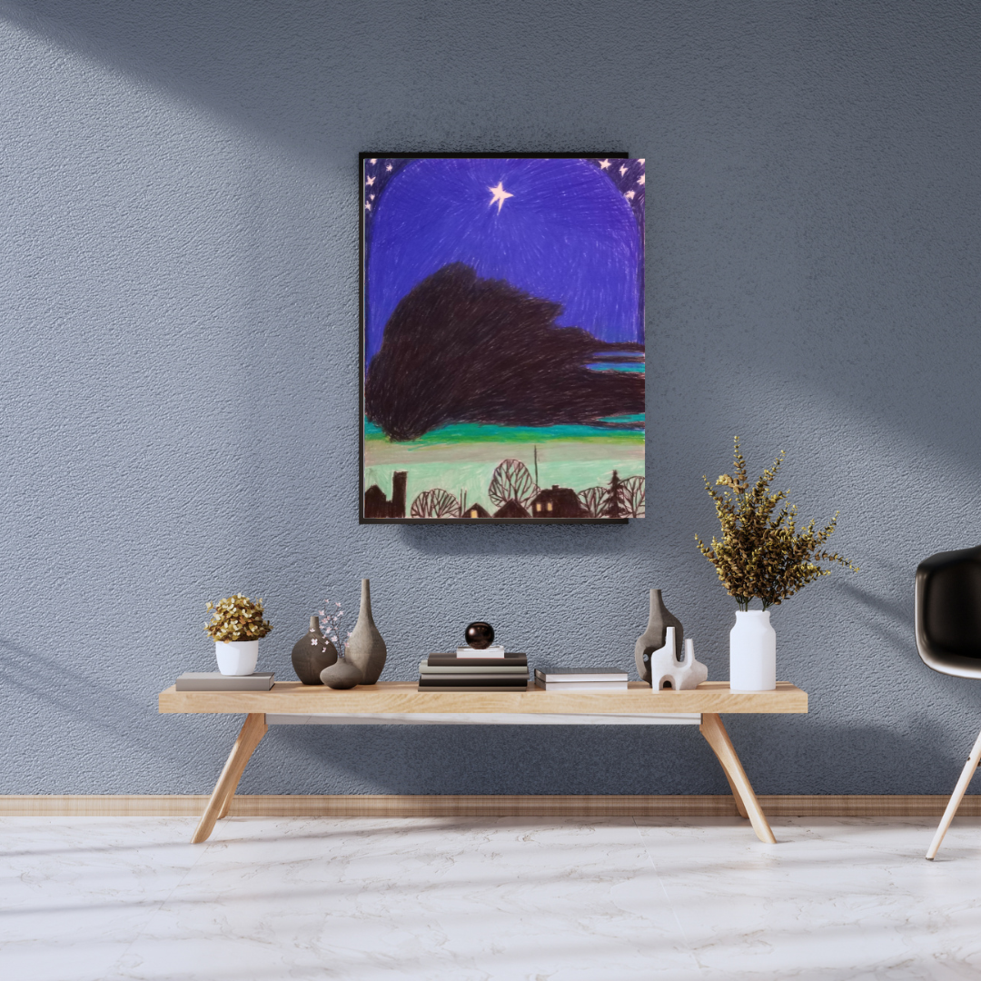 Grey 3D Wall Art Frame Instagram Post.png