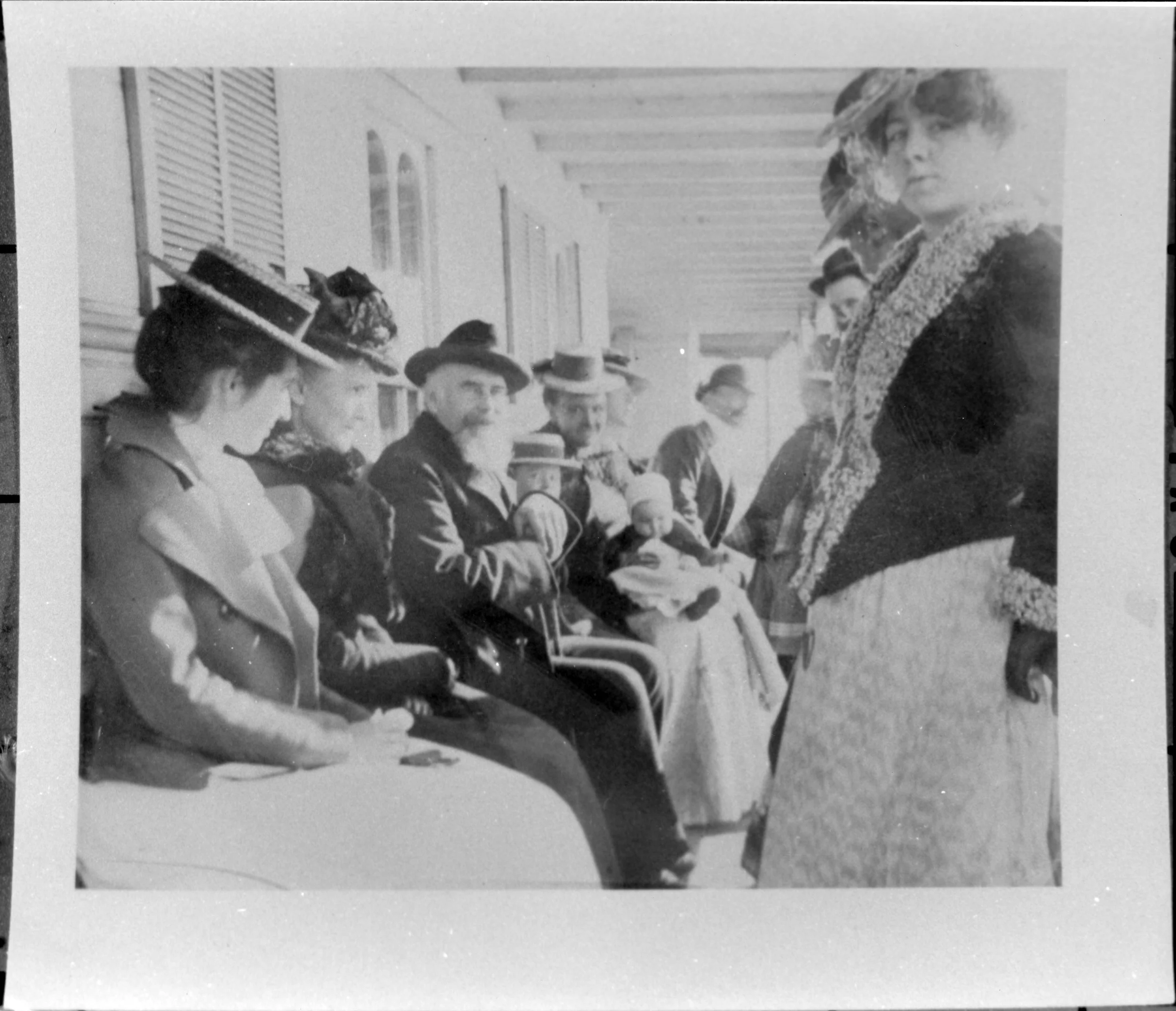 Passengers aboard the Steamer Gold, Petaluma, CA. (1902)