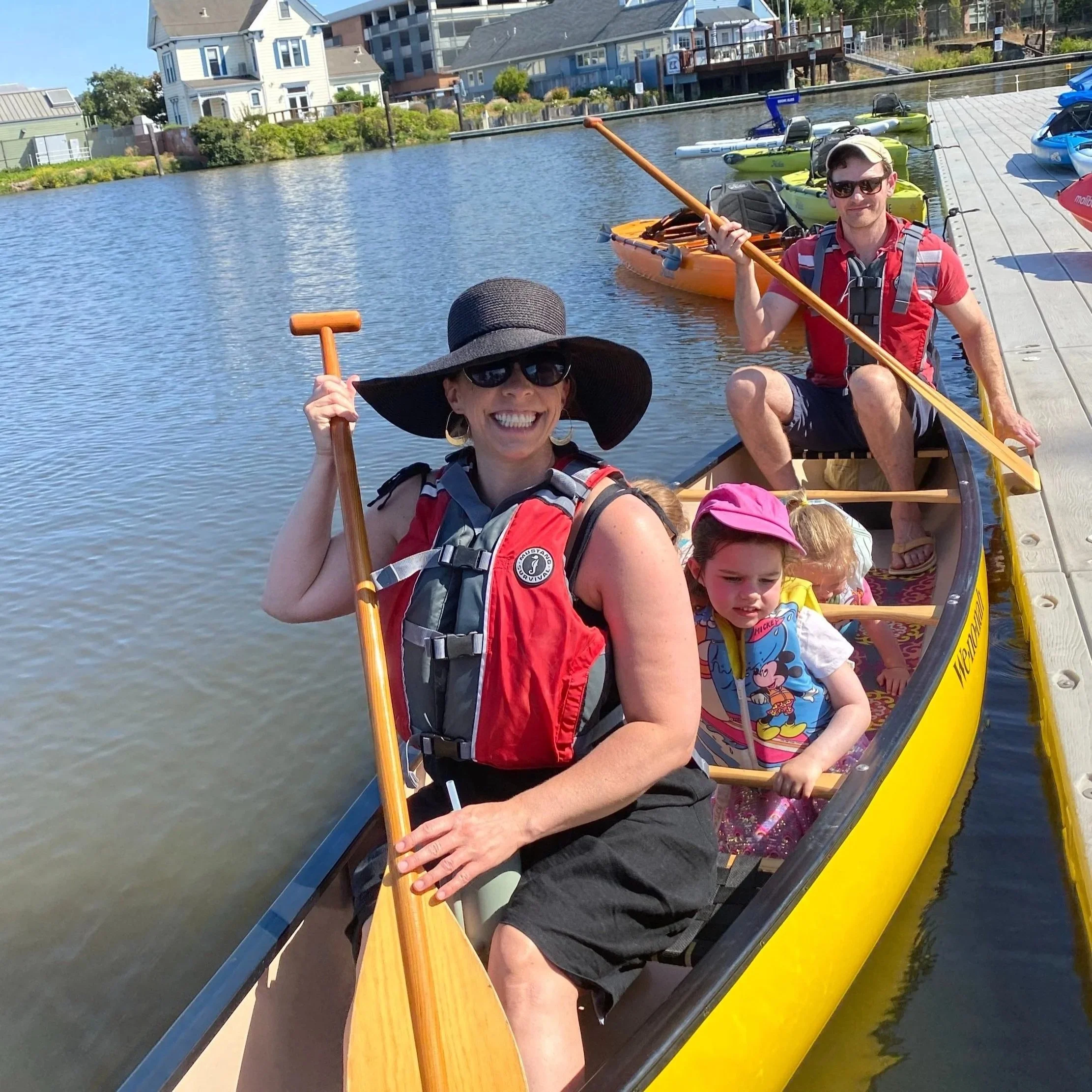 Canoes of all sizes!