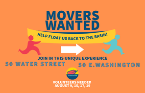 Floathouse Homecoming Task #4: Help guide The Floathouse dock to our forever home in the center of the basin.