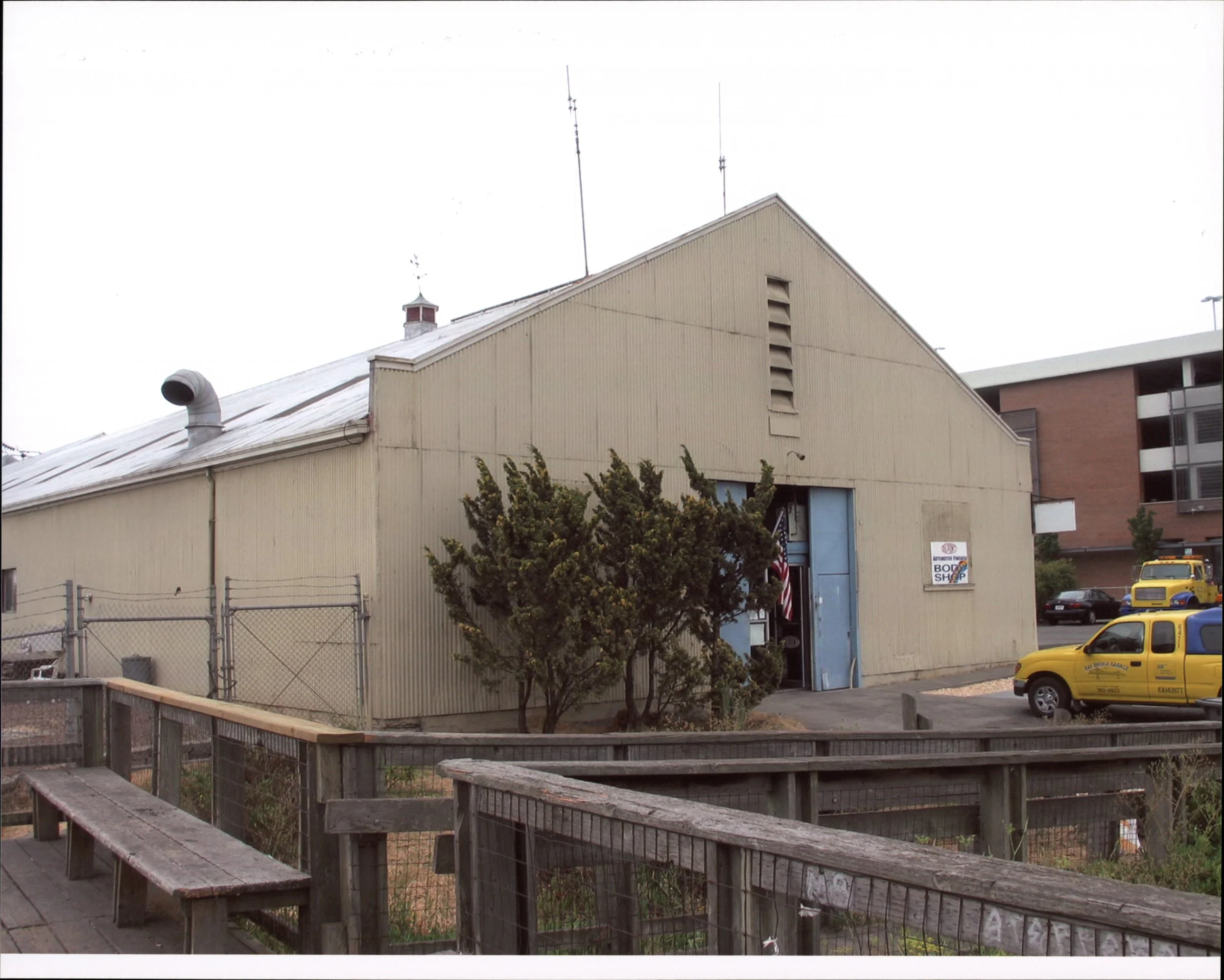 Before Adobe Road Winery was built in 2025, this site at C and 1st Street was occupied by the Bay Bridge Garage. (Photo 2006)