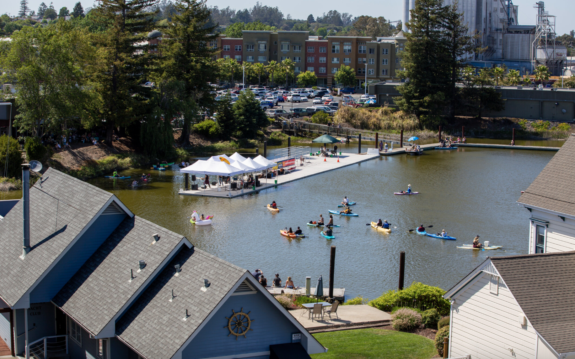 Inaugural Bands on The Basin. Bands on The Basin began as a Covid-era fundraiser for The Floathouse and a way to safely enjoy music as a community. (2021)