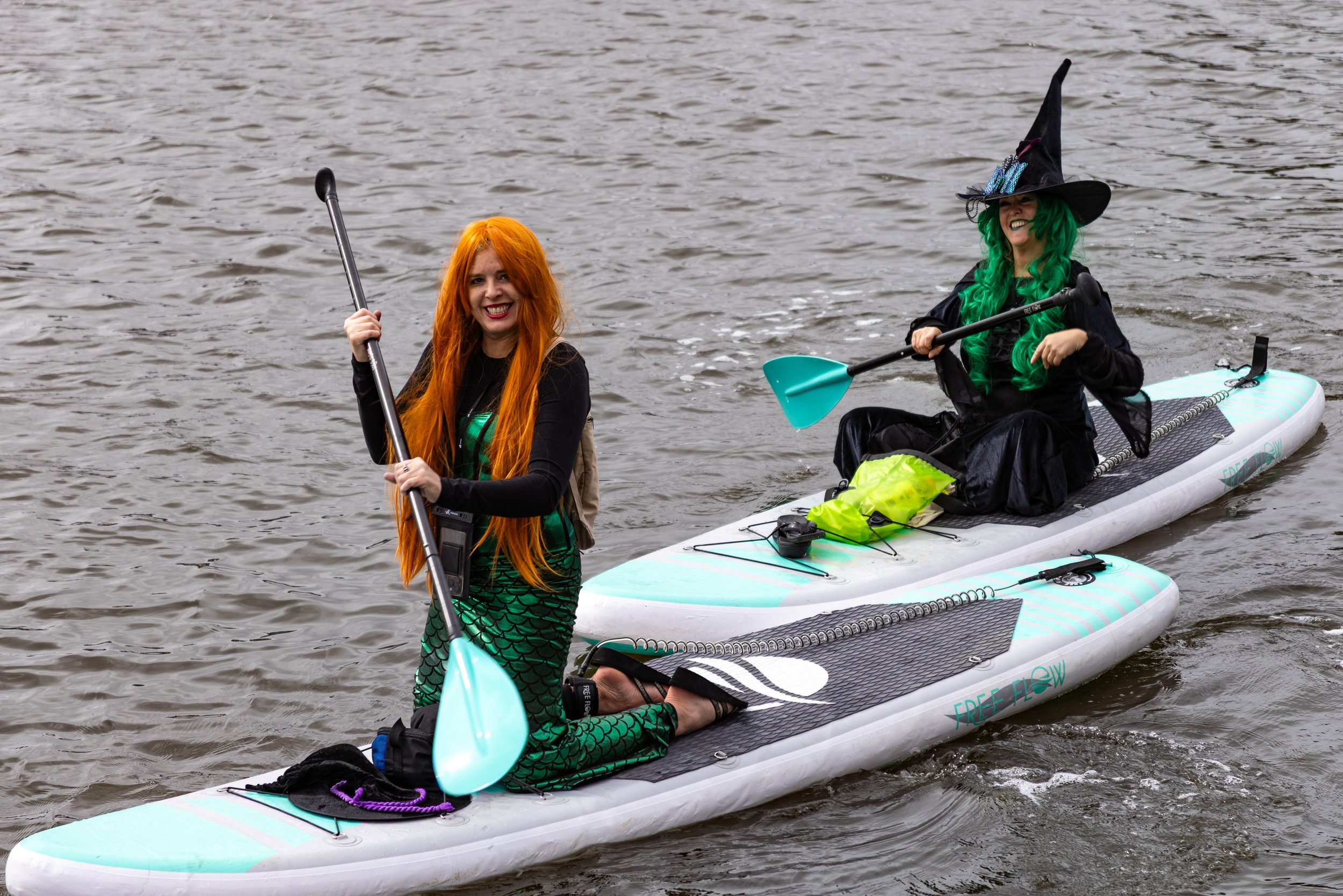 Paddling for Gold. 