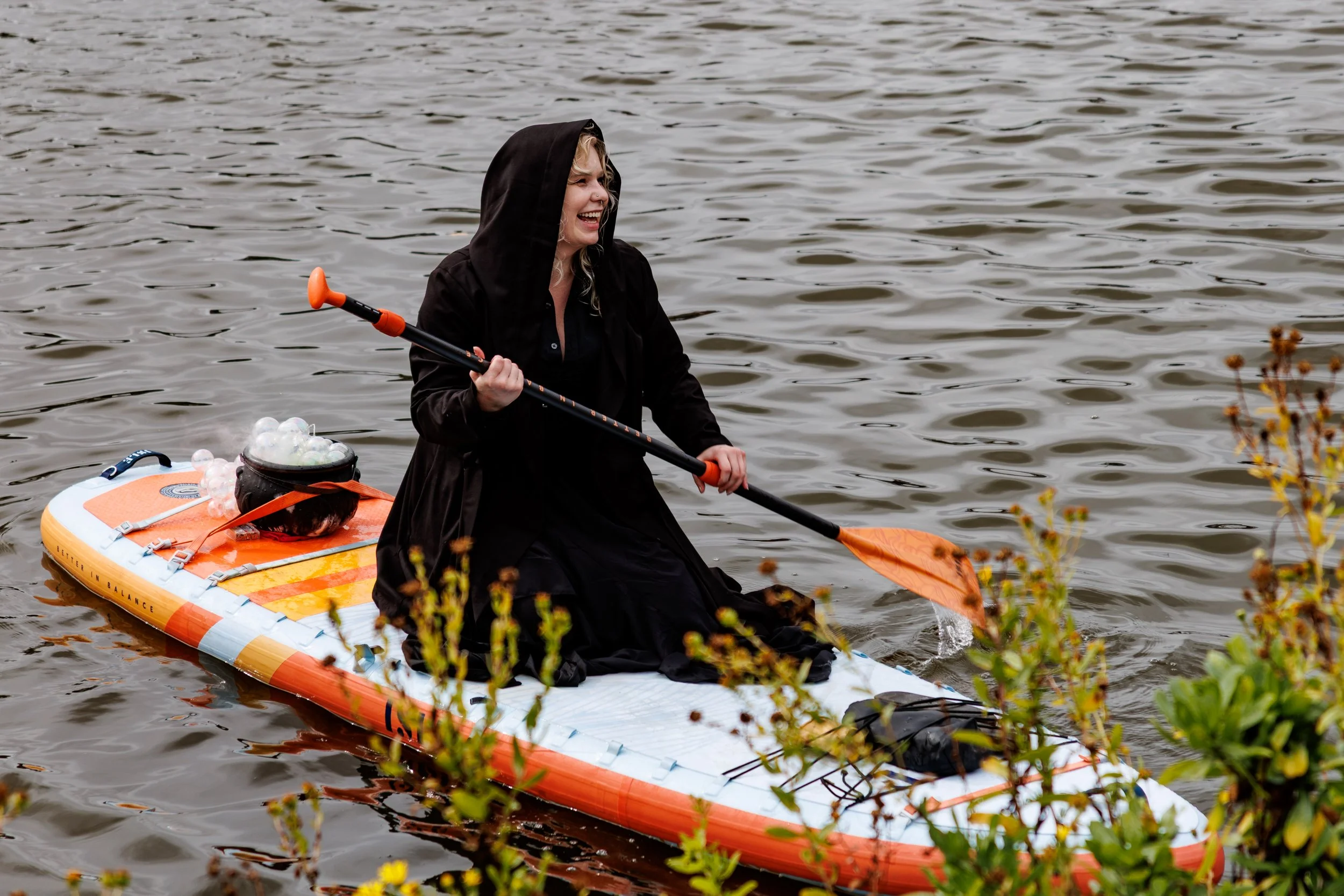 Wait, is that cauldron legal on a seafaring craft?
