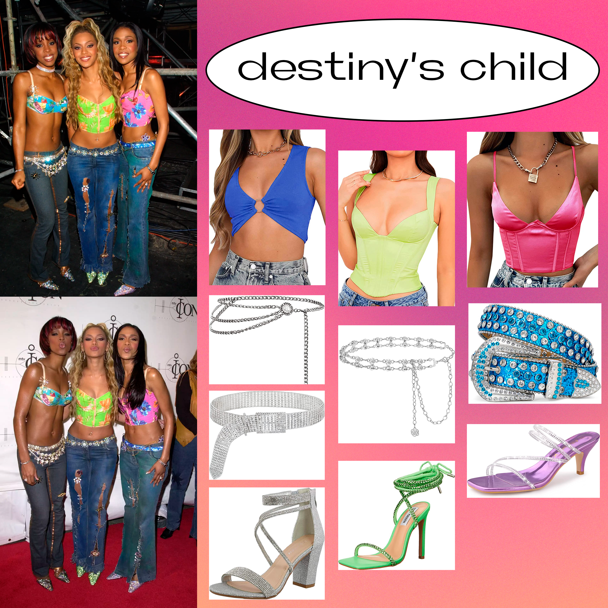 Destiny's Child - MTV Icon red carpet (2001)