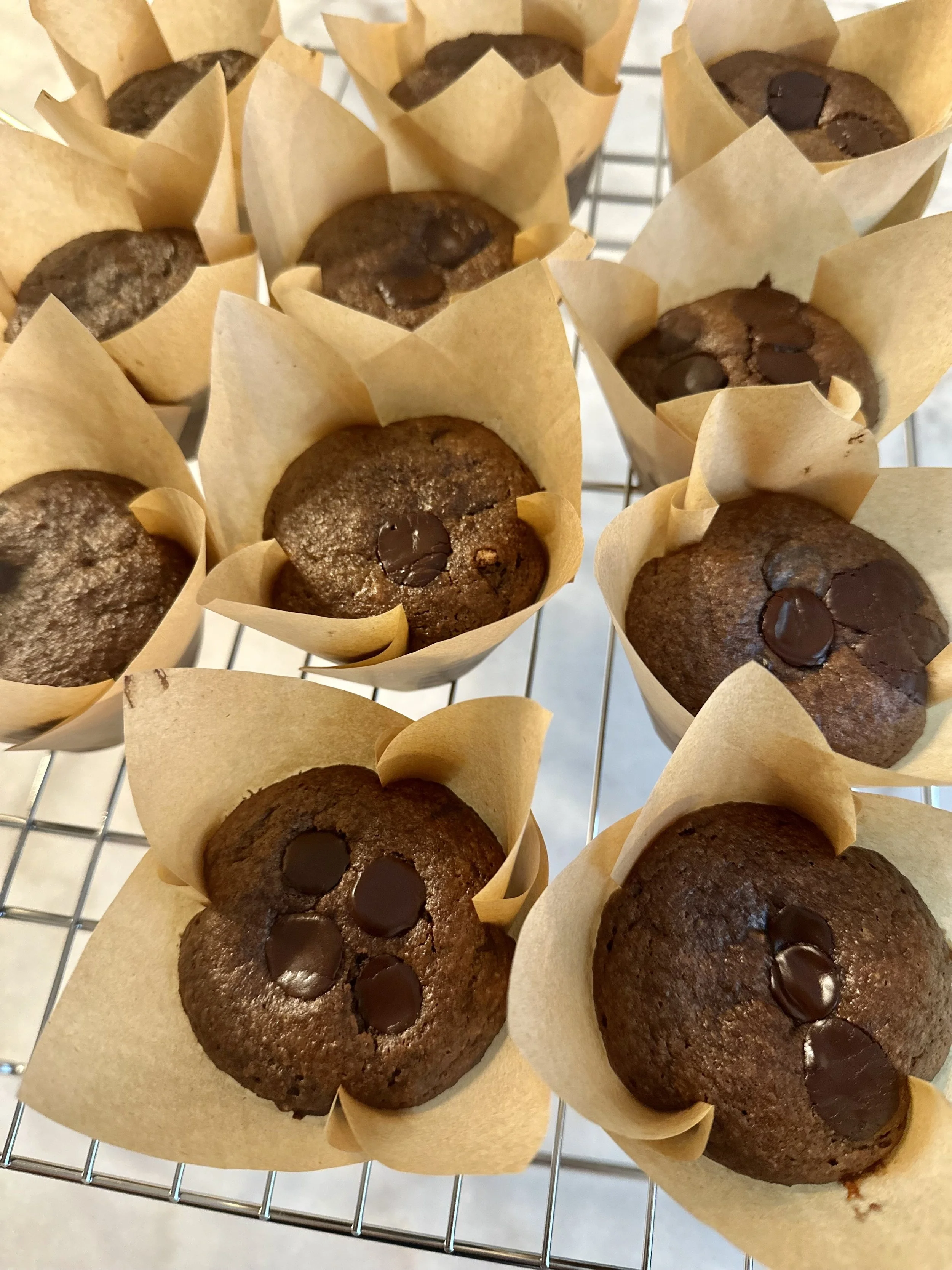 GF Chocolate Almond Buter Muffins (10 ct)